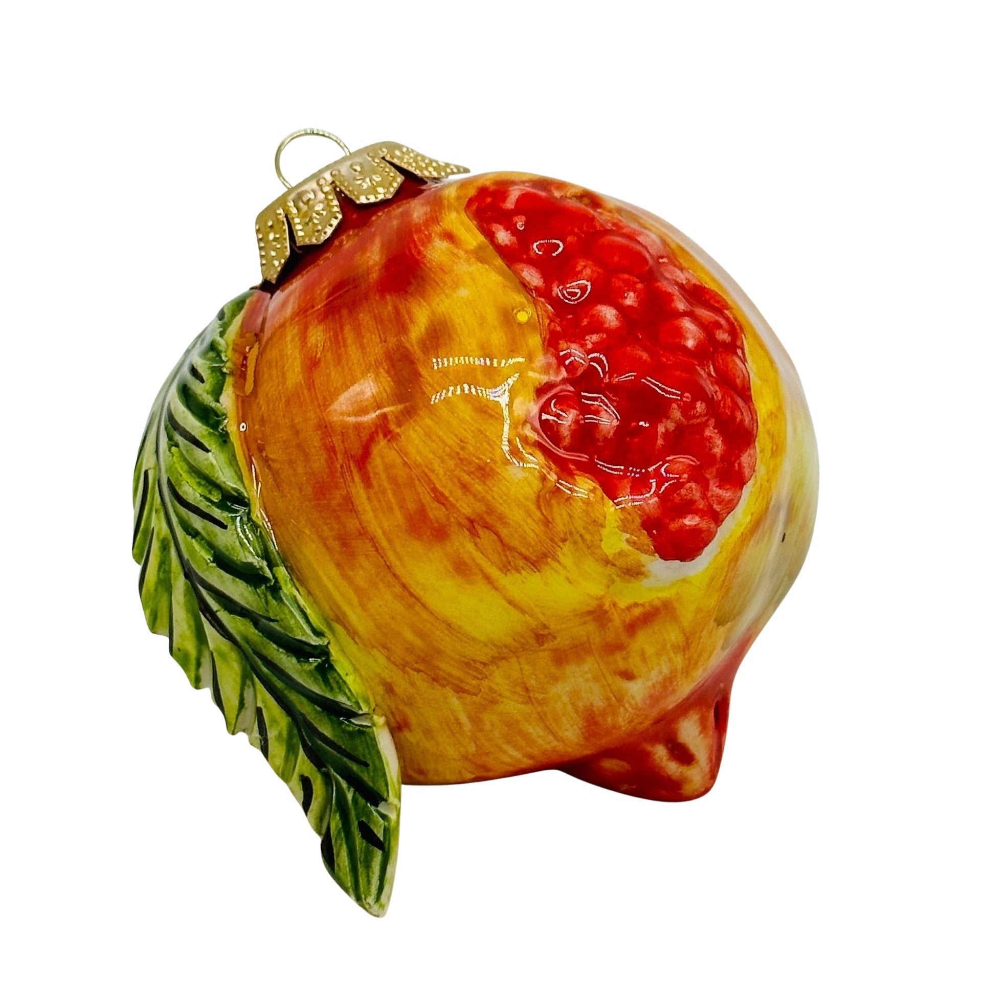 Addobbi Albero di Natale decorati a mano Ceramica di Caltagirone VARI FRUTTI - DD CERAMICHE SICILIANE