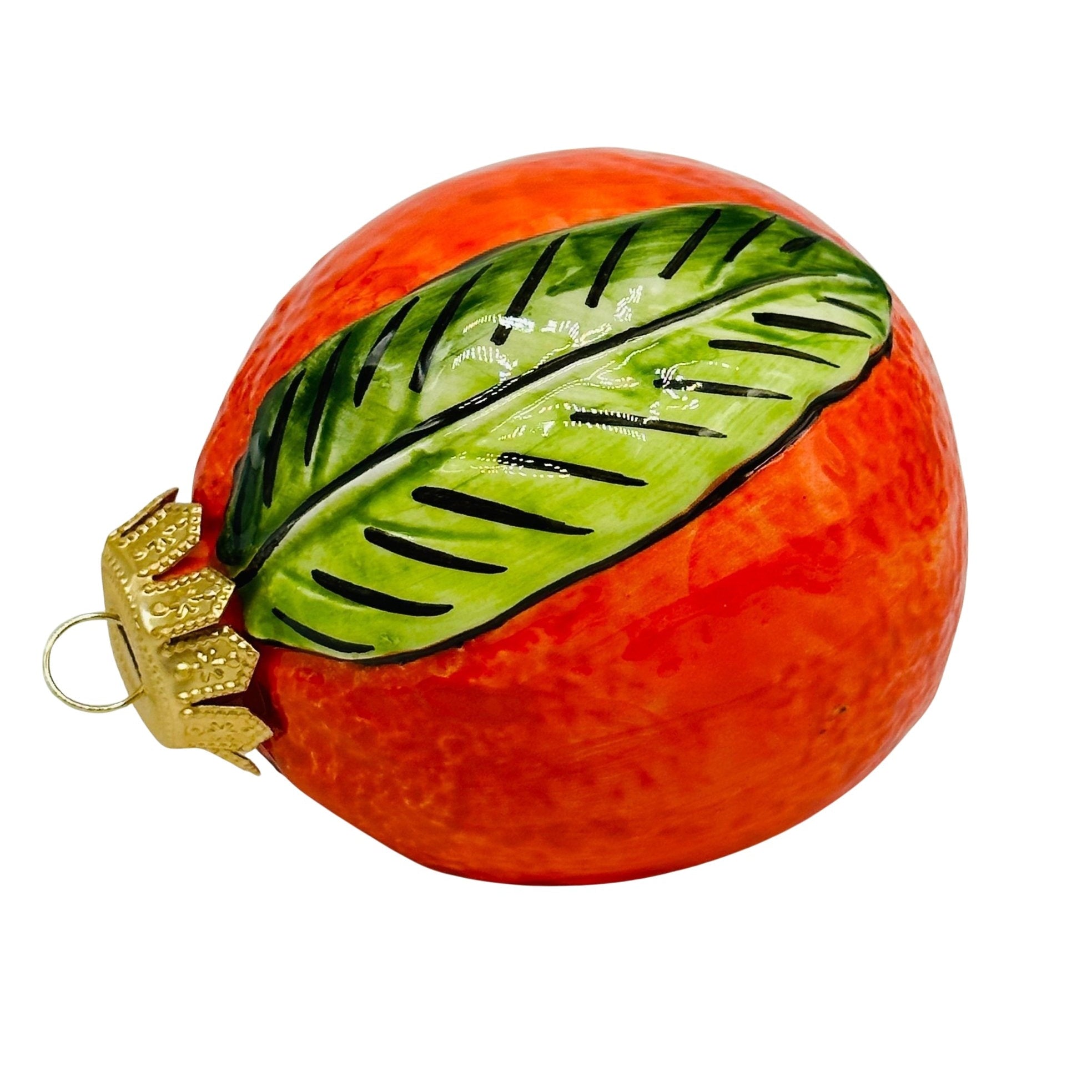 Addobbi Albero di Natale decorati a mano Ceramica di Caltagirone VARI FRUTTI - DD CERAMICHE SICILIANE