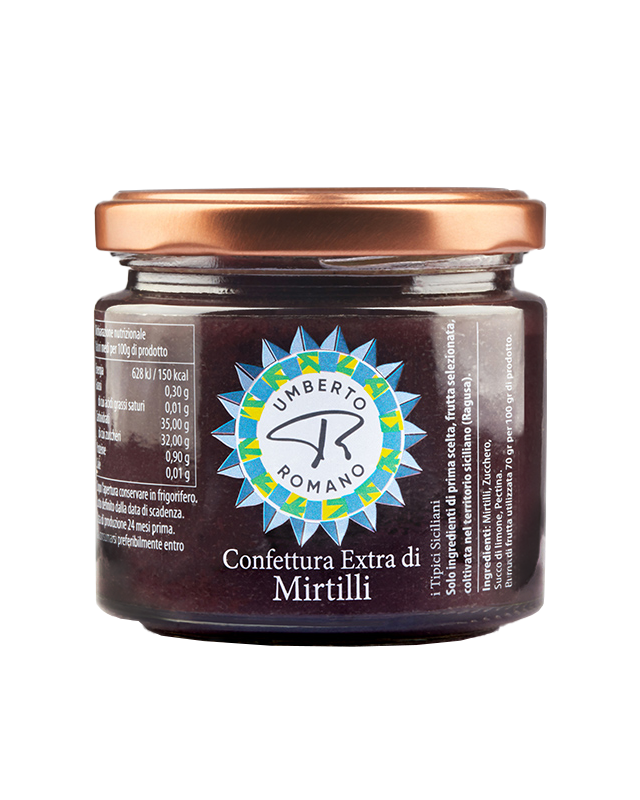 Confettura di Mirtilli Grammi 220 - MARMELLATE