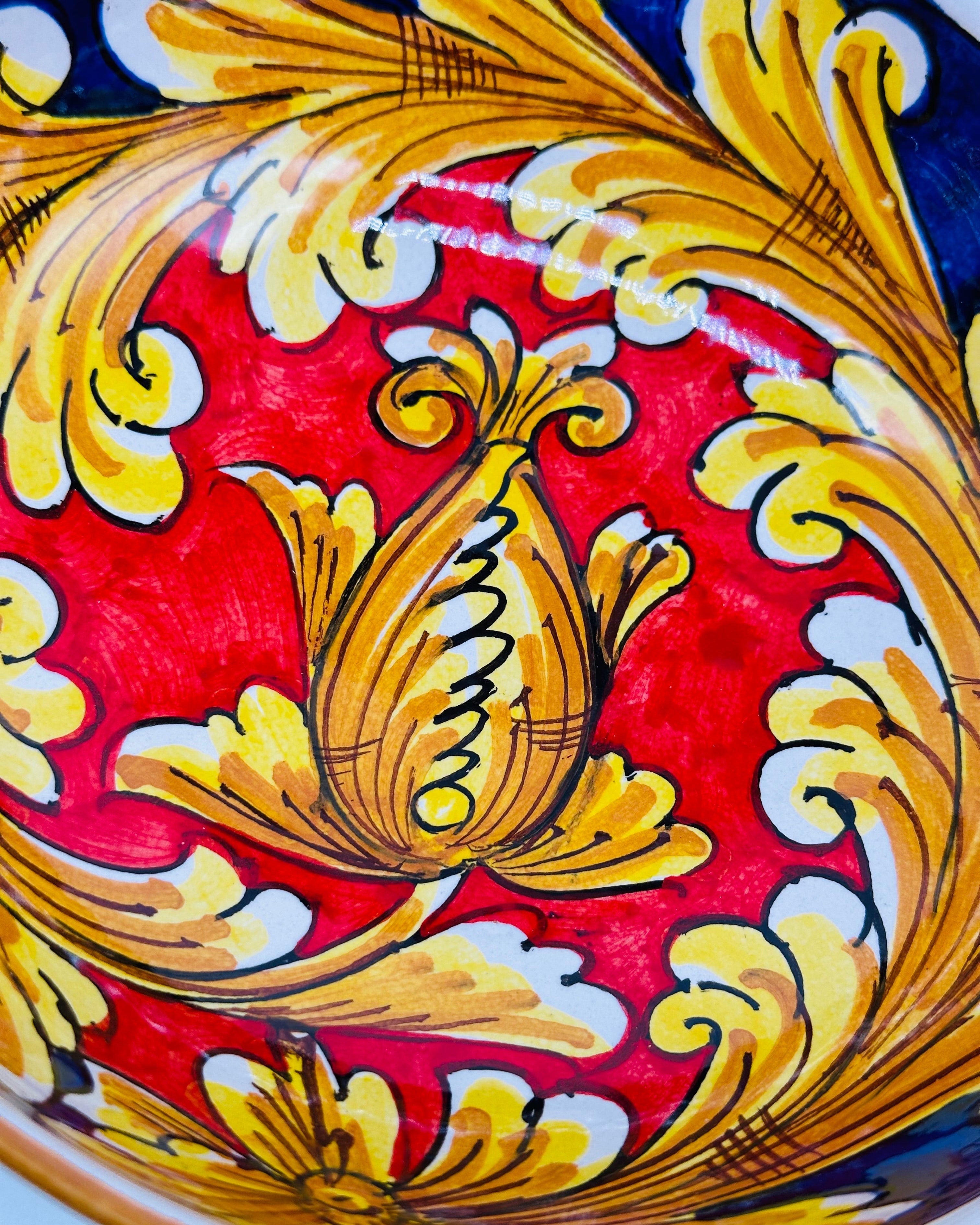 Insalatiera diametro cm 20 Ceramica Caltagirone - Anika - INSALATIERA