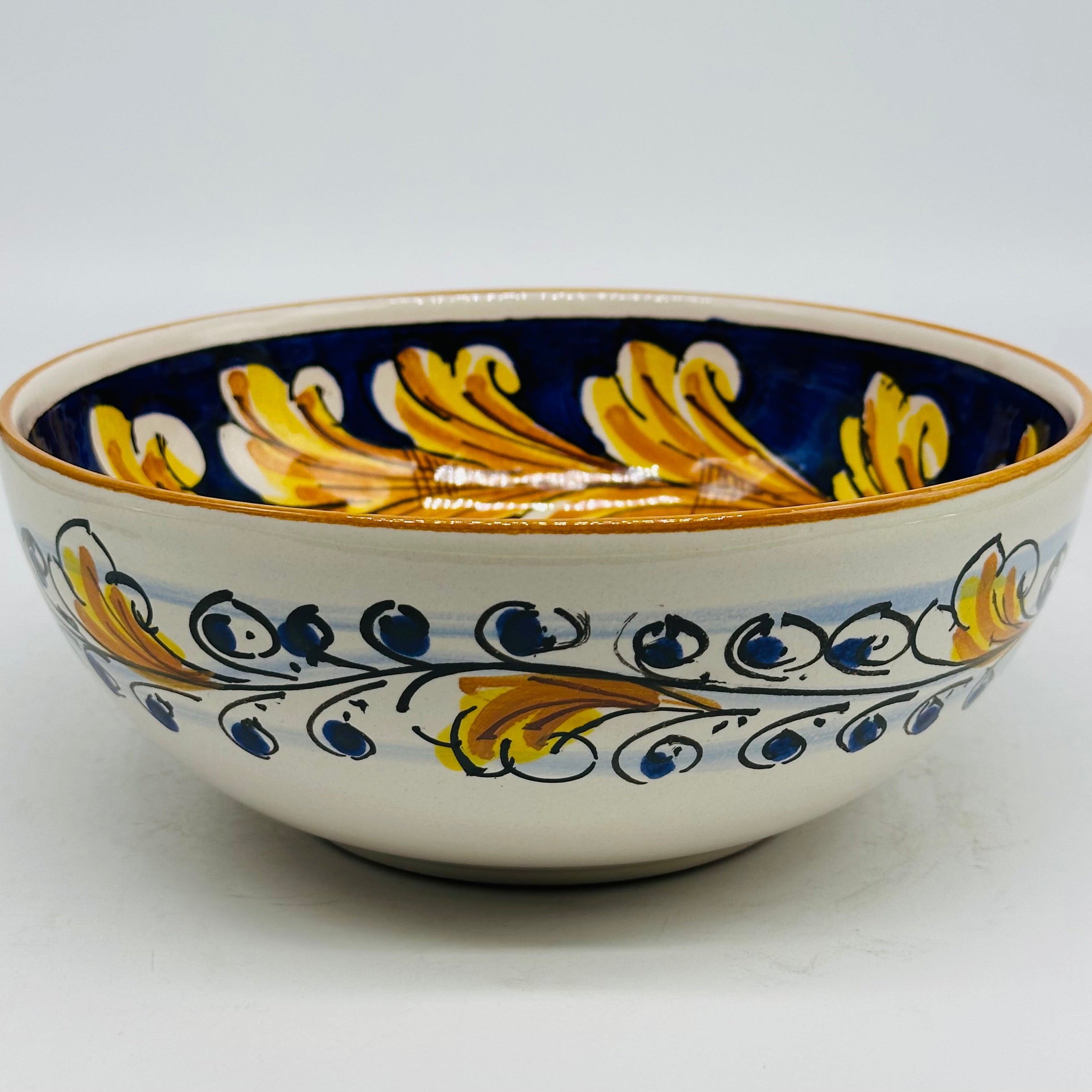 Insalatiera diametro cm 20 Ceramica Caltagirone - Anika - INSALATIERA