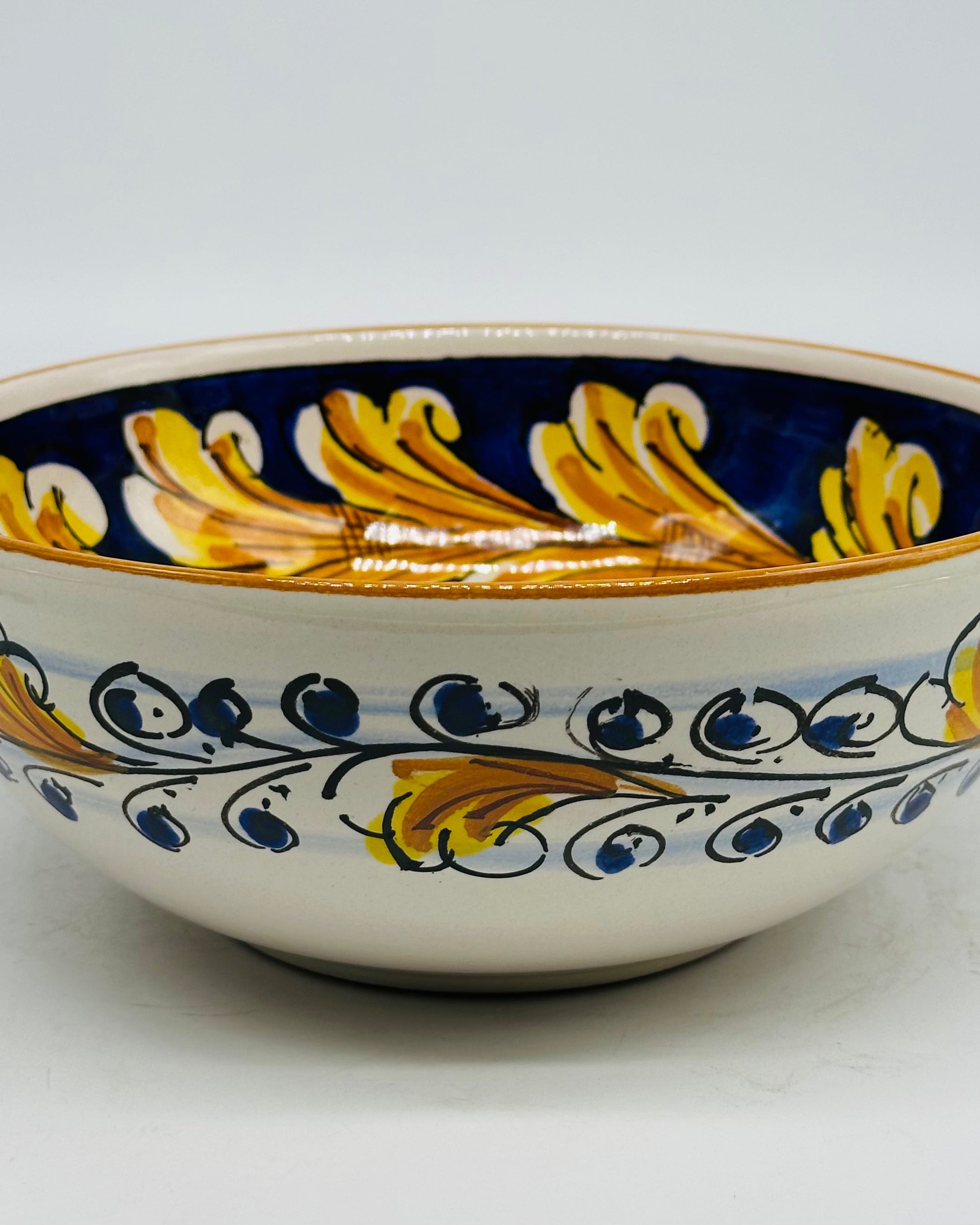 Insalatiera diametro cm 20 Ceramica Caltagirone - Anika - INSALATIERA