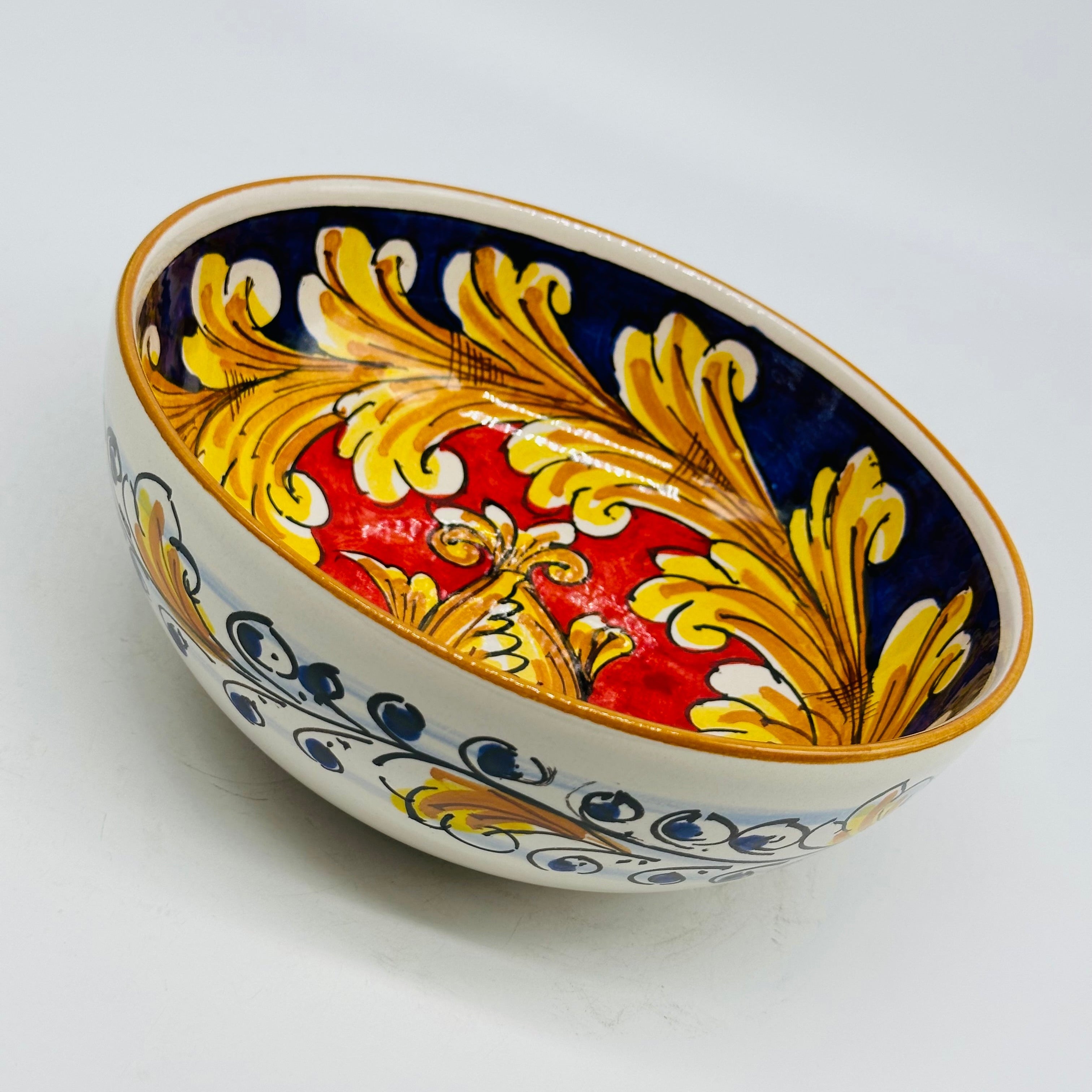 Insalatiera diametro cm 20 Ceramica Caltagirone - Anika - INSALATIERA