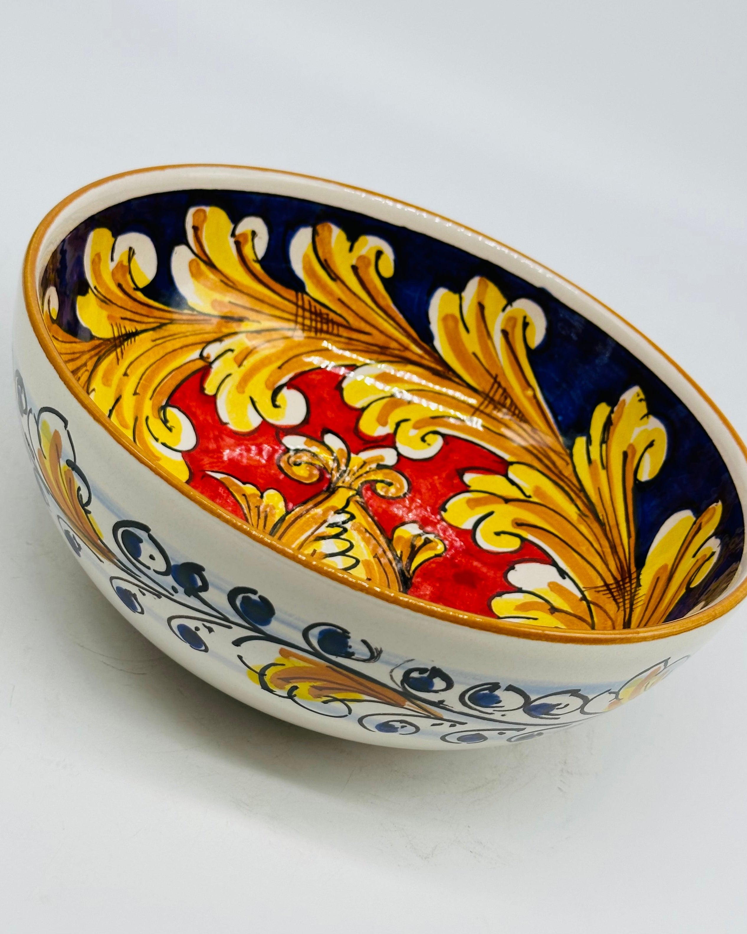 Insalatiera diametro cm 20 Ceramica Caltagirone - Anika - INSALATIERA