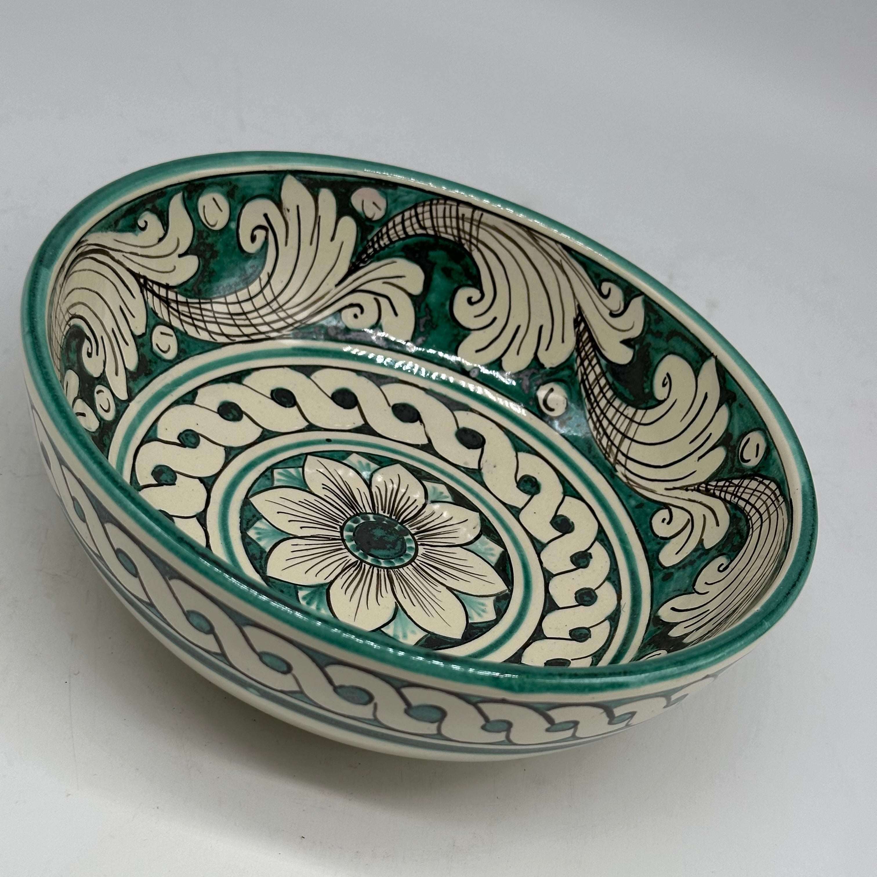 Insalatiera diametro cm 20 Ceramica Caltagirone - Calla - INSALATIERA