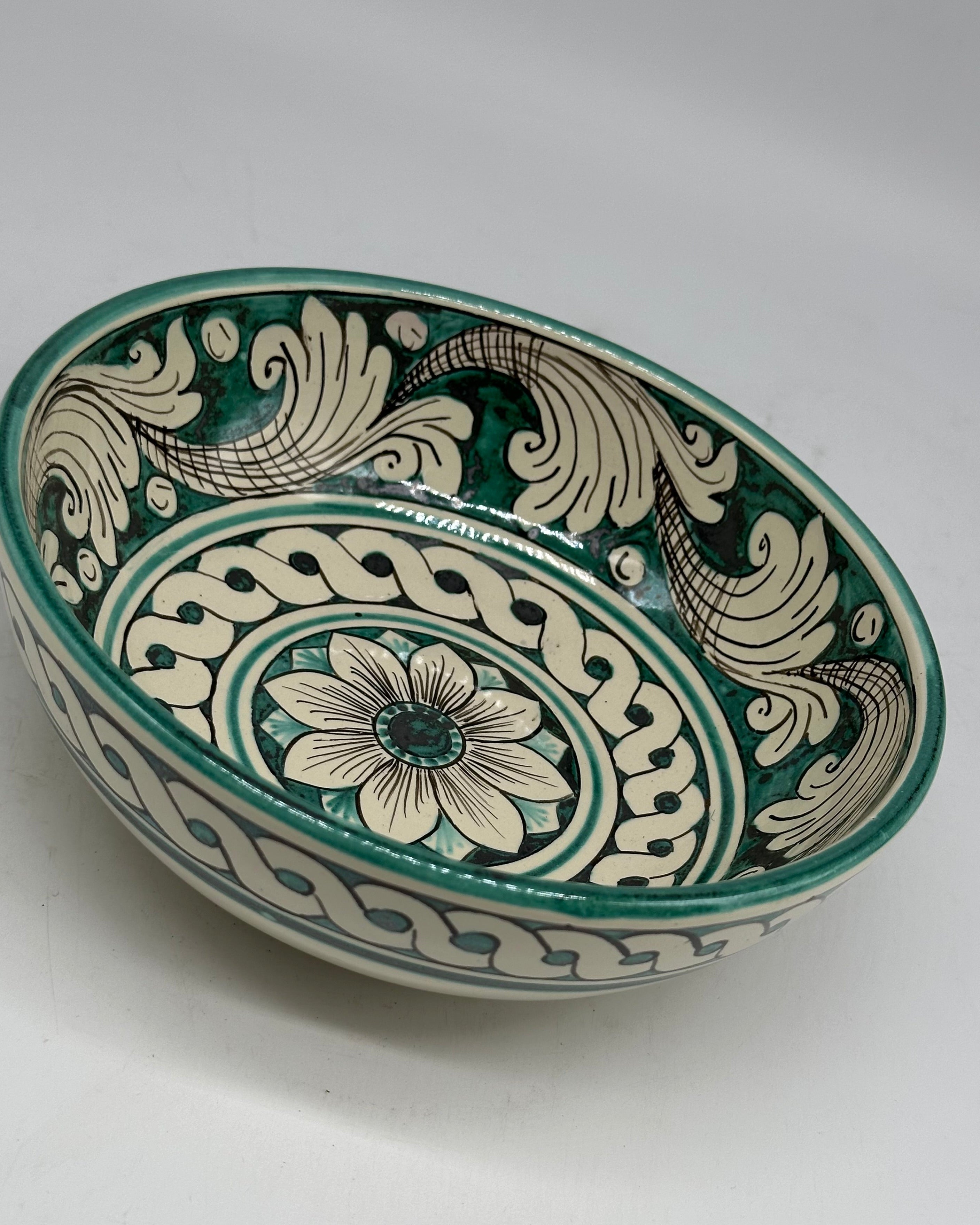 Insalatiera diametro cm 20 Ceramica Caltagirone - Calla - INSALATIERA