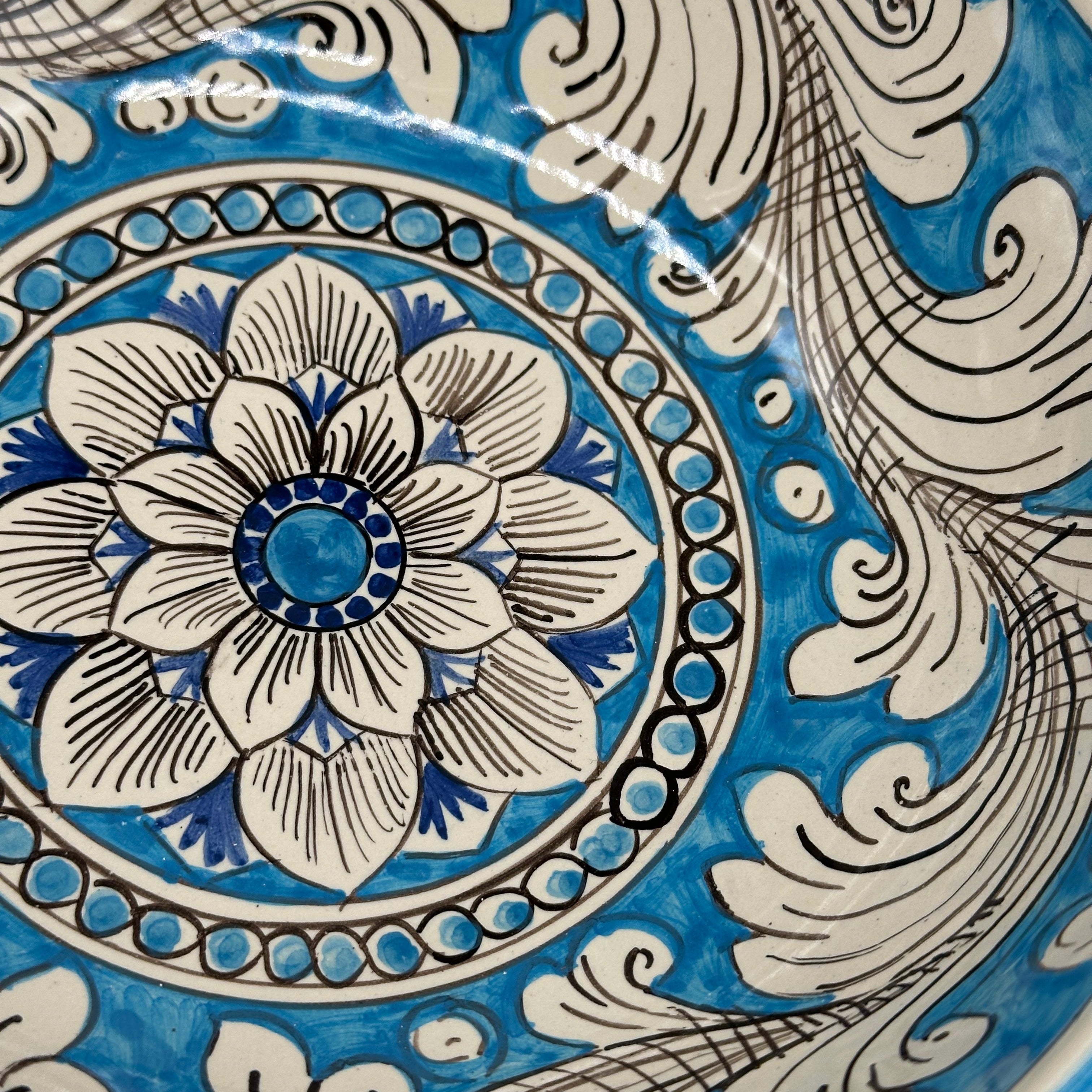 Insalatiera diametro cm 20 Ceramica Caltagirone - Dalia - INSALATIERA