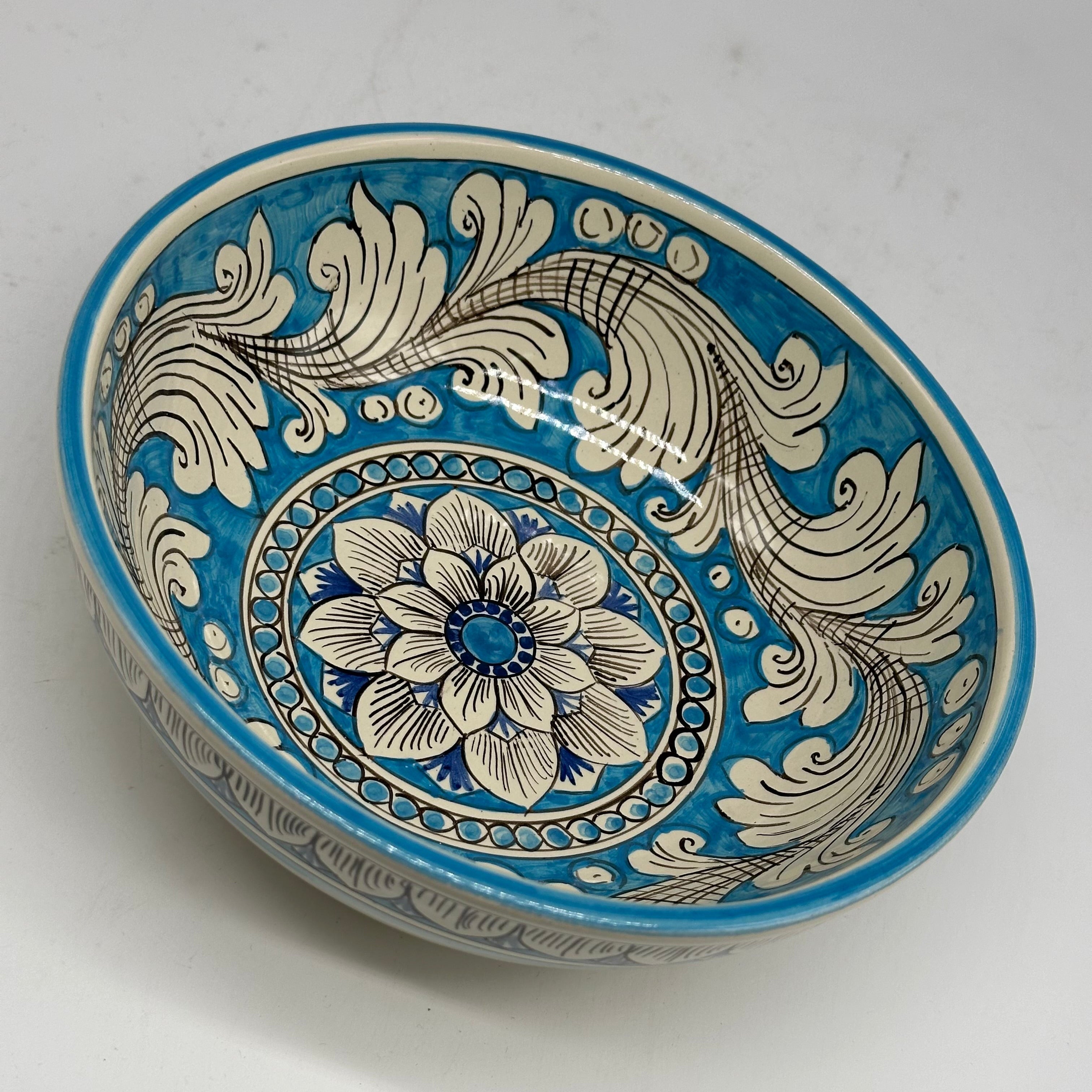 Insalatiera diametro cm 20 Ceramica Caltagirone - Dalia - INSALATIERA