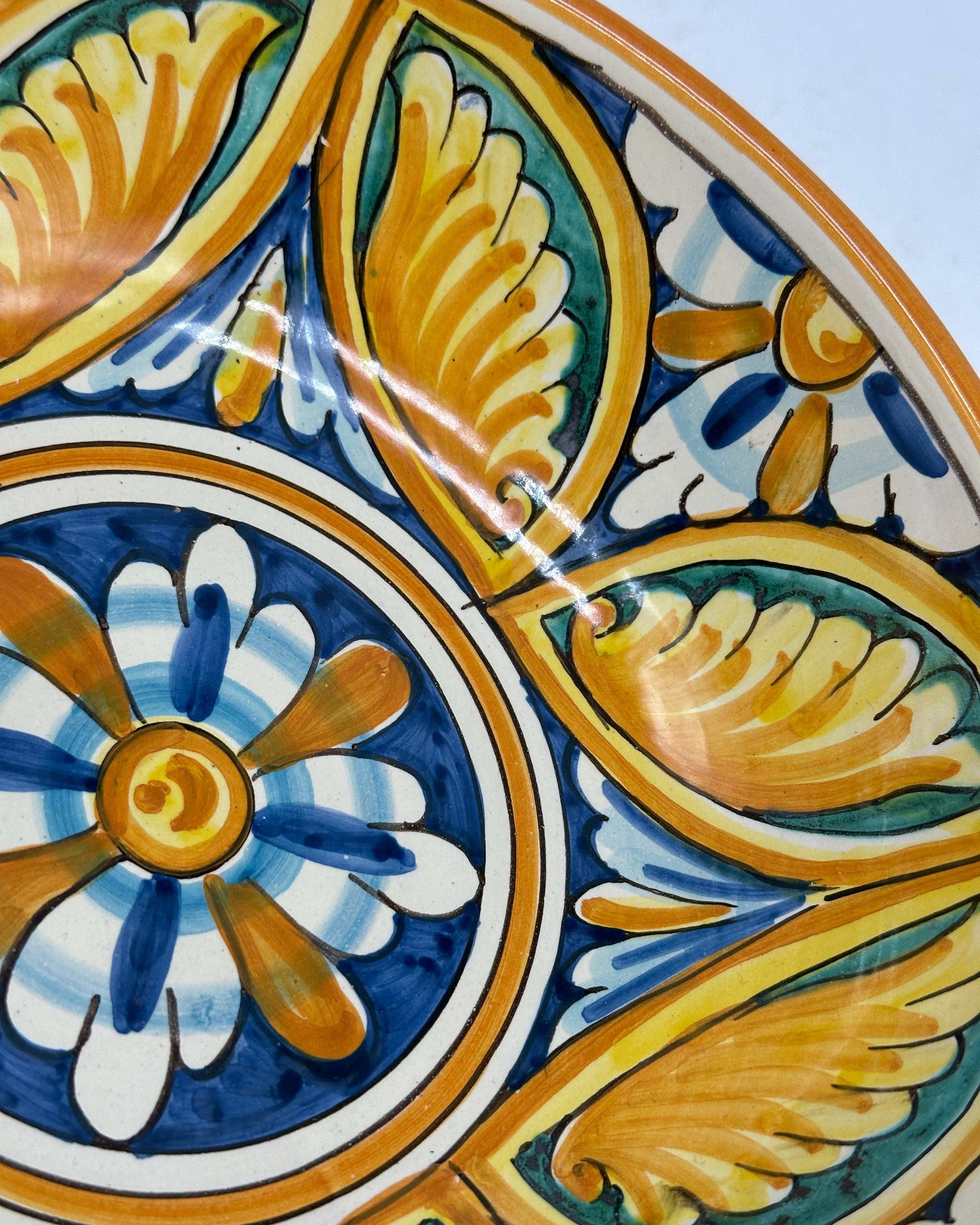 Insalatiera diametro cm 20 Ceramica Caltagirone - Fresia - INSALATIERA