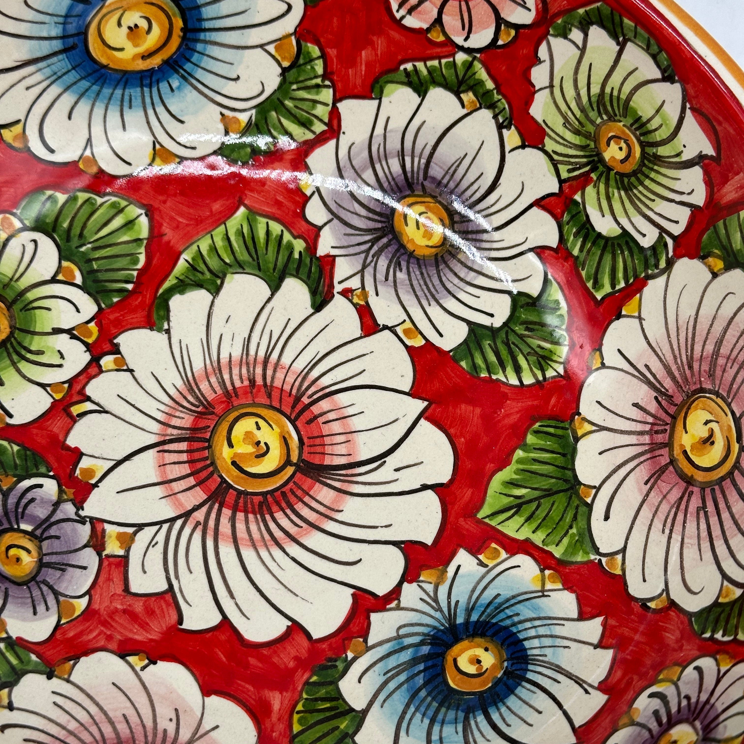 Insalatiera diametro cm 20 Ceramica Caltagirone - Gardenia - INSALATIERA