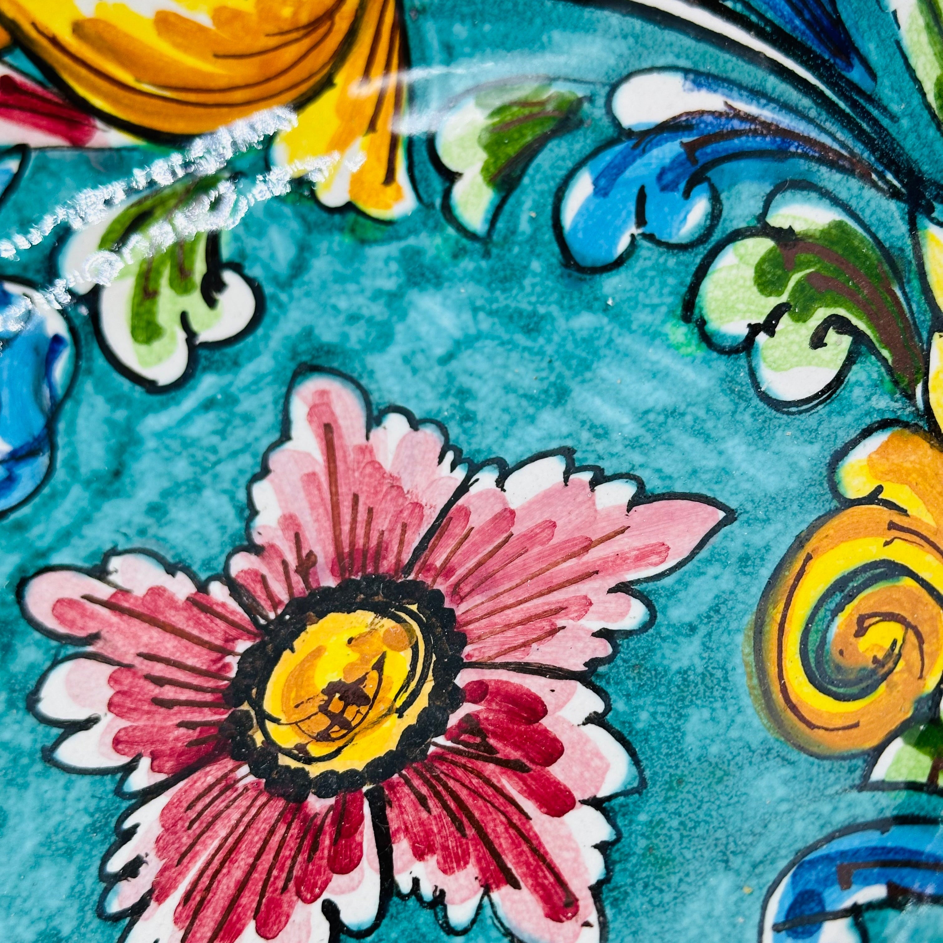 Insalatiera diametro cm 20 Ceramica Caltagirone - Iolite - INSALATIERA