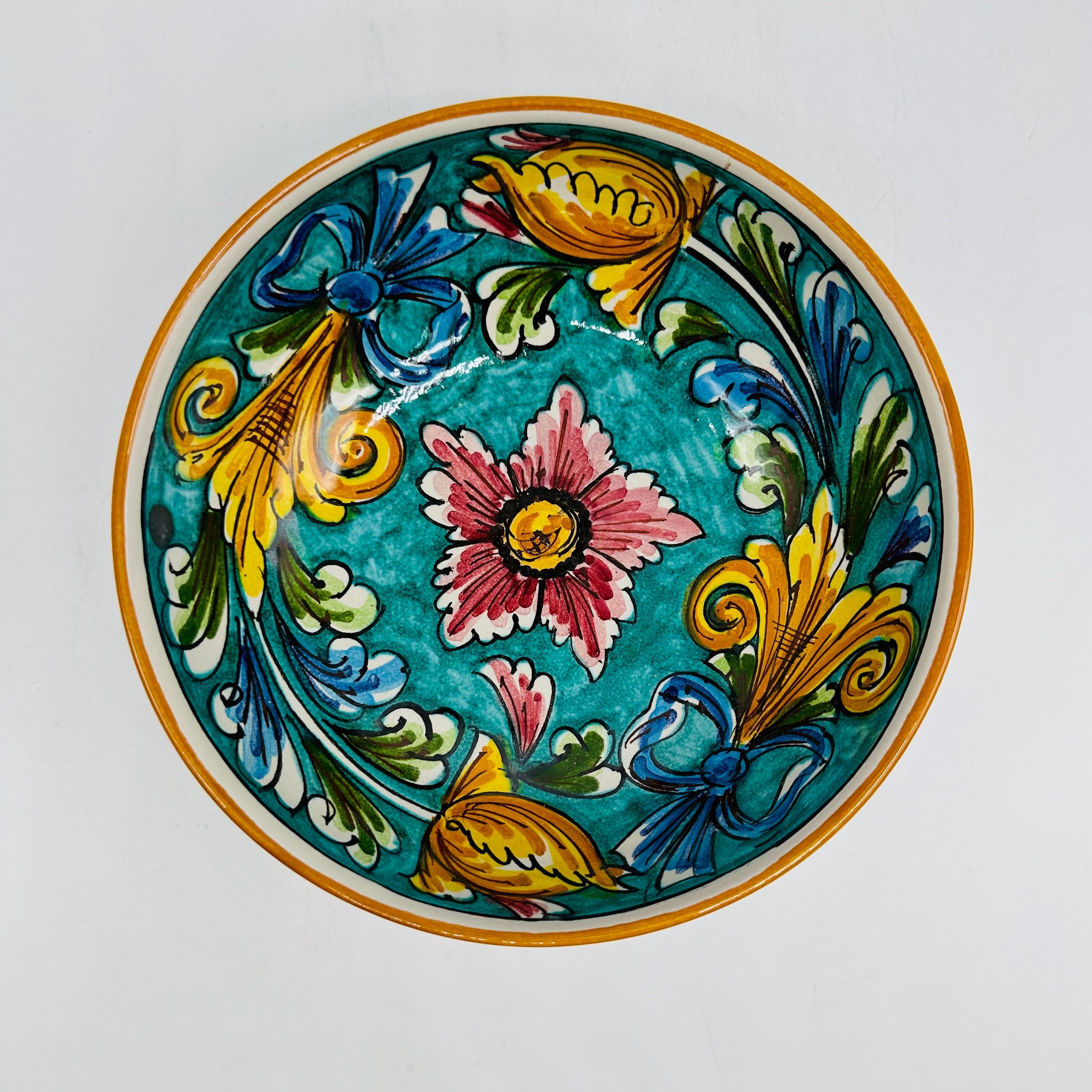 Insalatiera diametro cm 20 Ceramica Caltagirone - Iolite - INSALATIERA