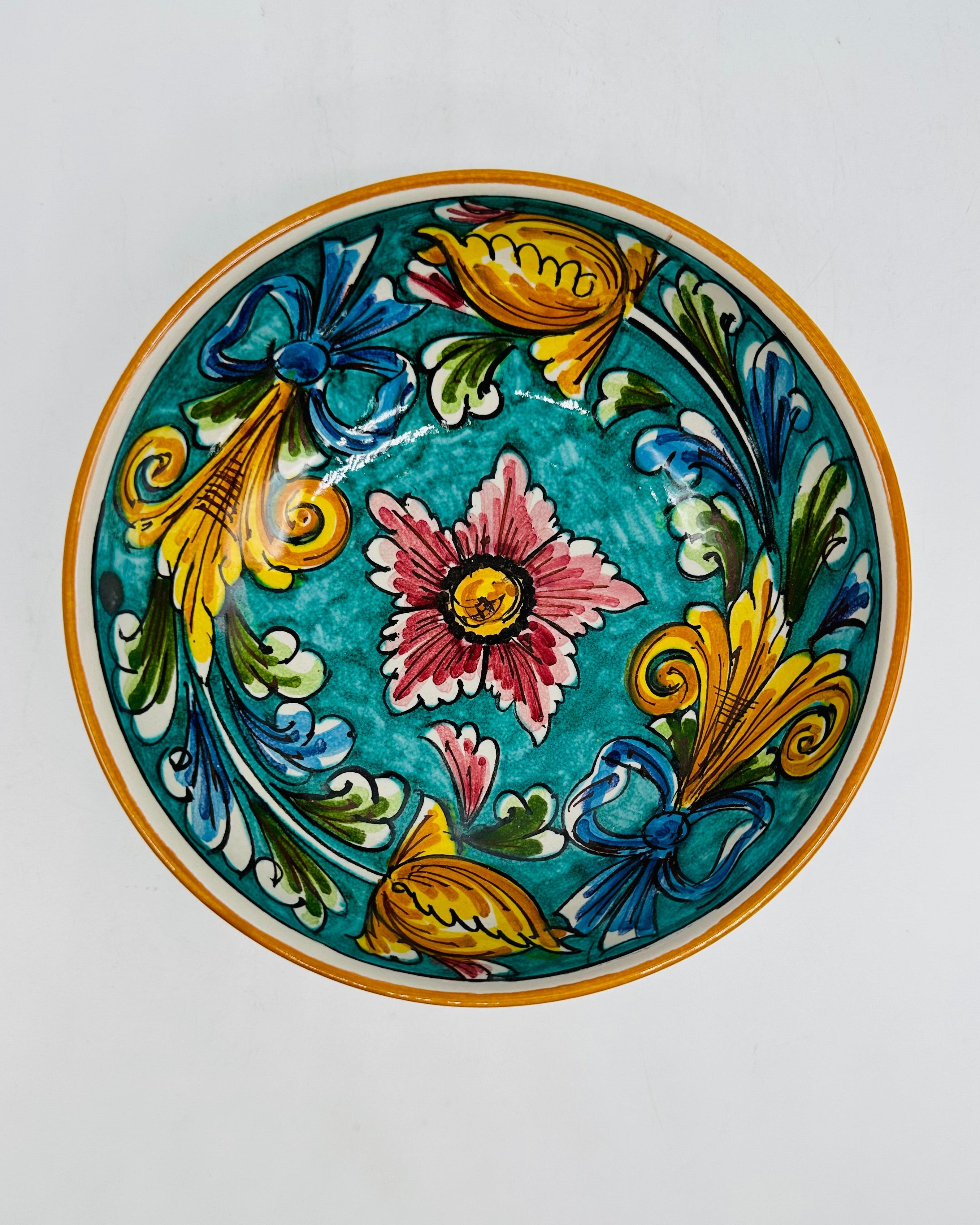 Insalatiera diametro cm 20 Ceramica Caltagirone - Iolite - INSALATIERA