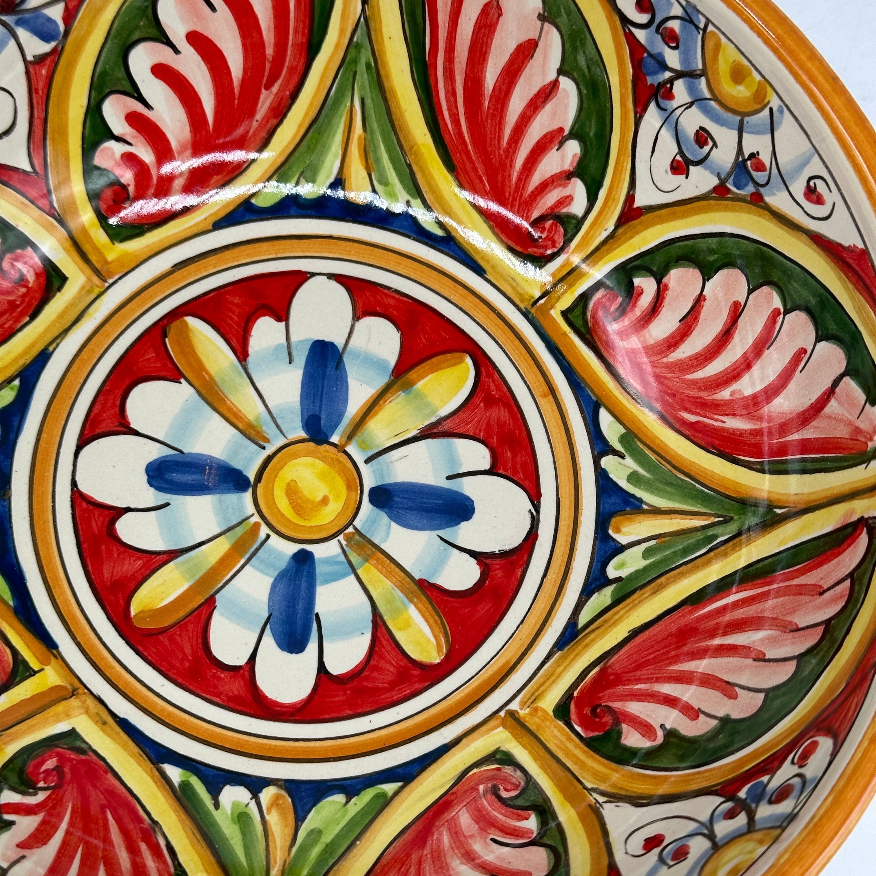 Insalatiera diametro cm 20 Ceramica Caltagirone - Narciso - INSALATIERA