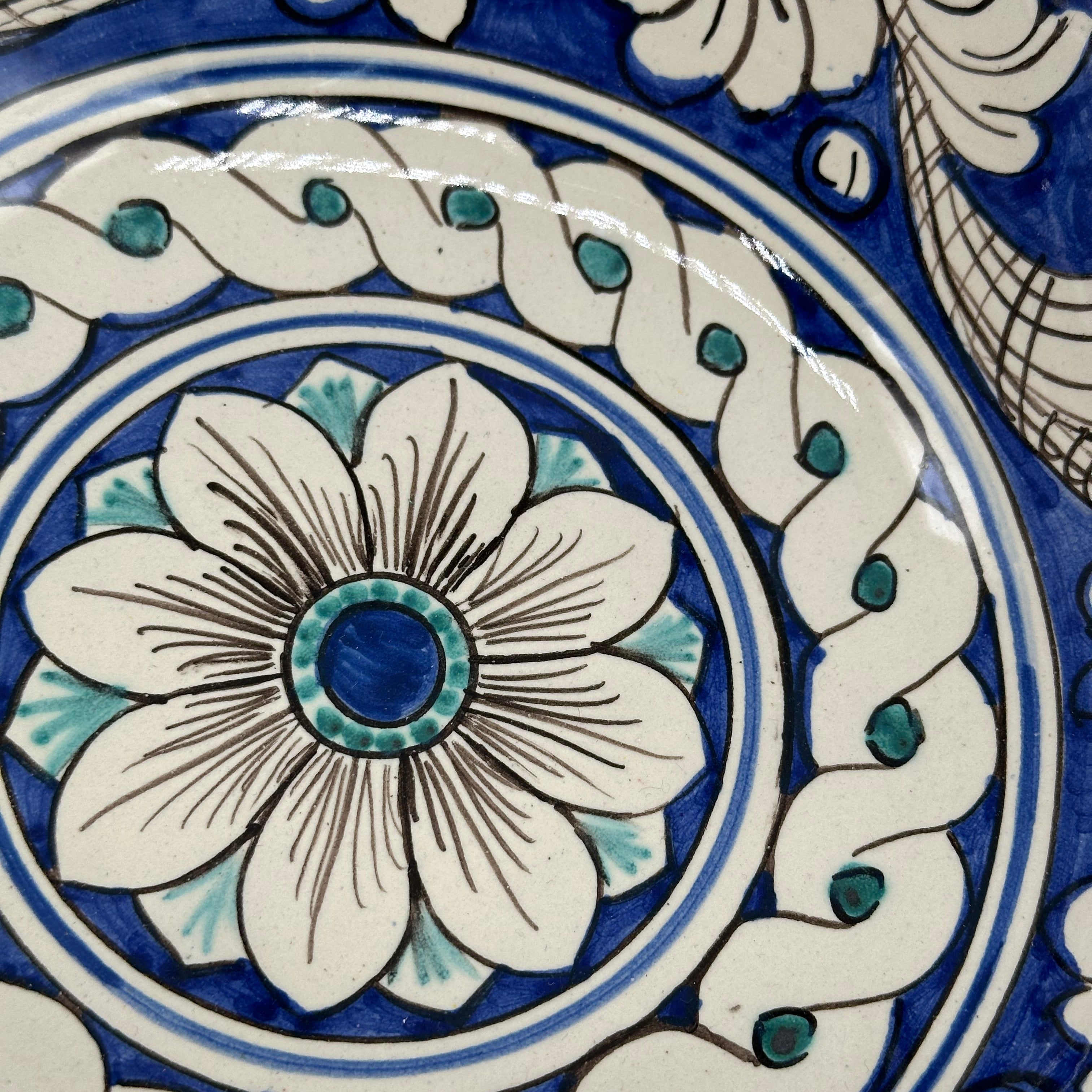 Insalatiera diametro cm 20 Ceramica Caltagirone - Ortensia - INSALATIERA