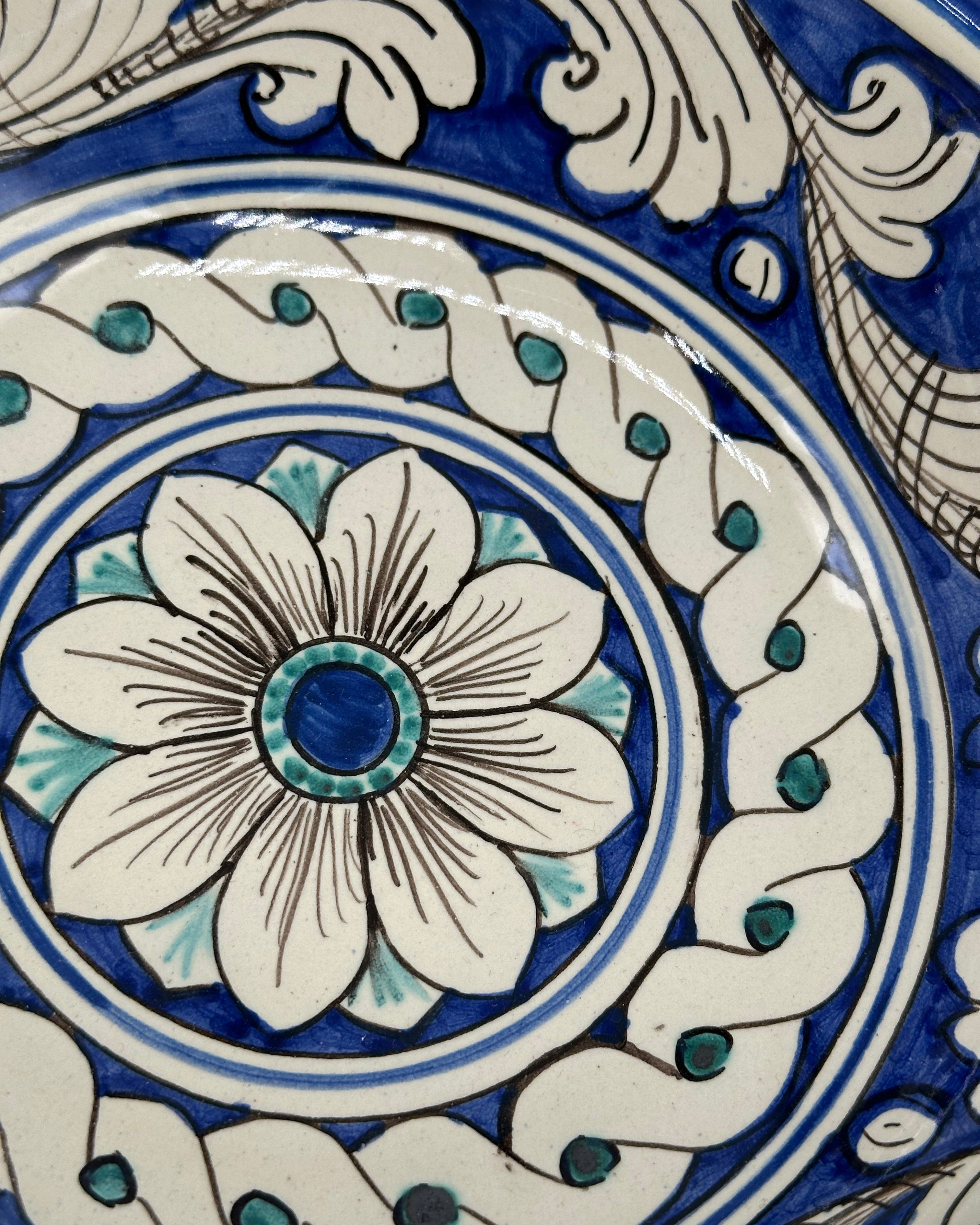 Insalatiera diametro cm 20 Ceramica Caltagirone - Ortensia - INSALATIERA