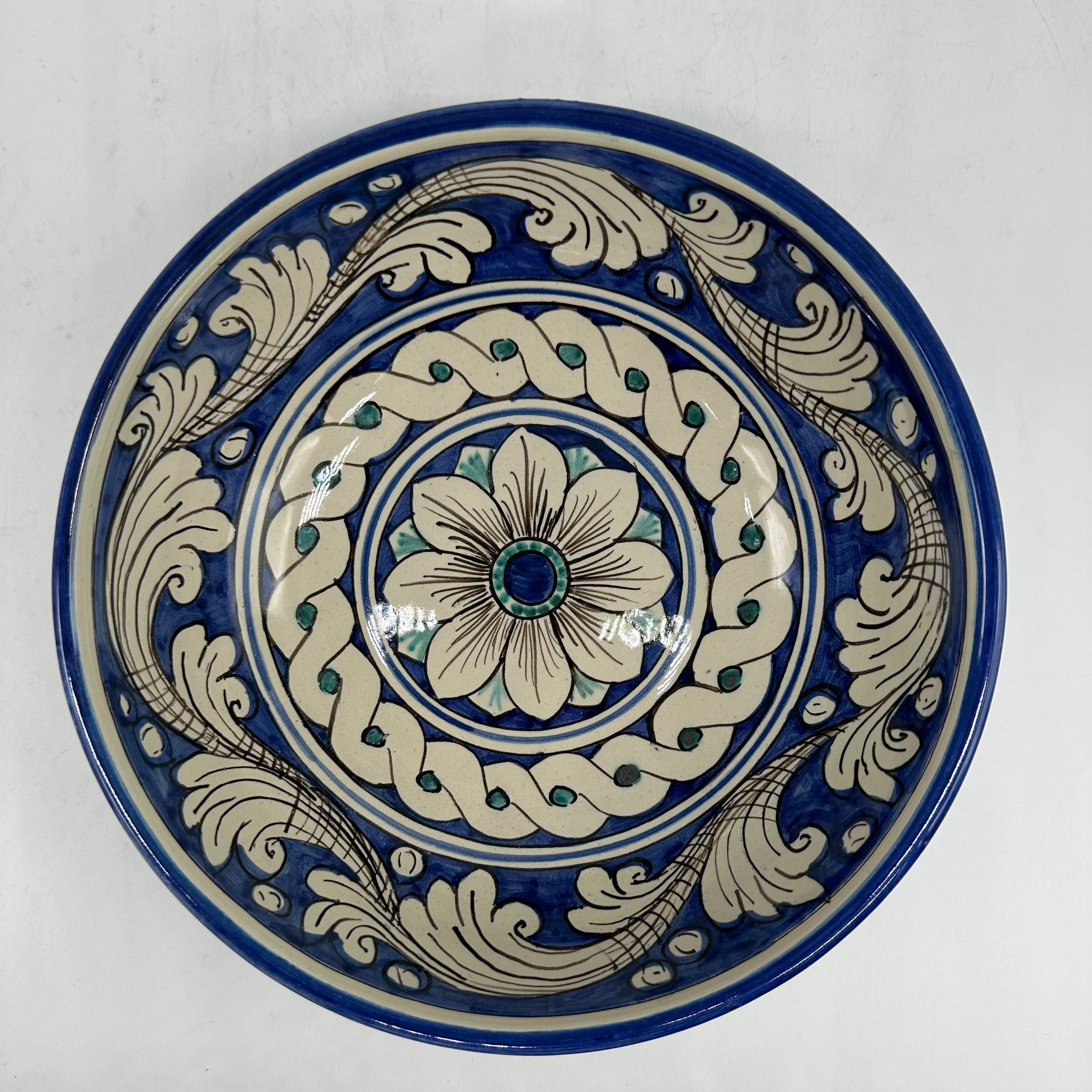 Insalatiera diametro cm 20 Ceramica Caltagirone - Ortensia - INSALATIERA