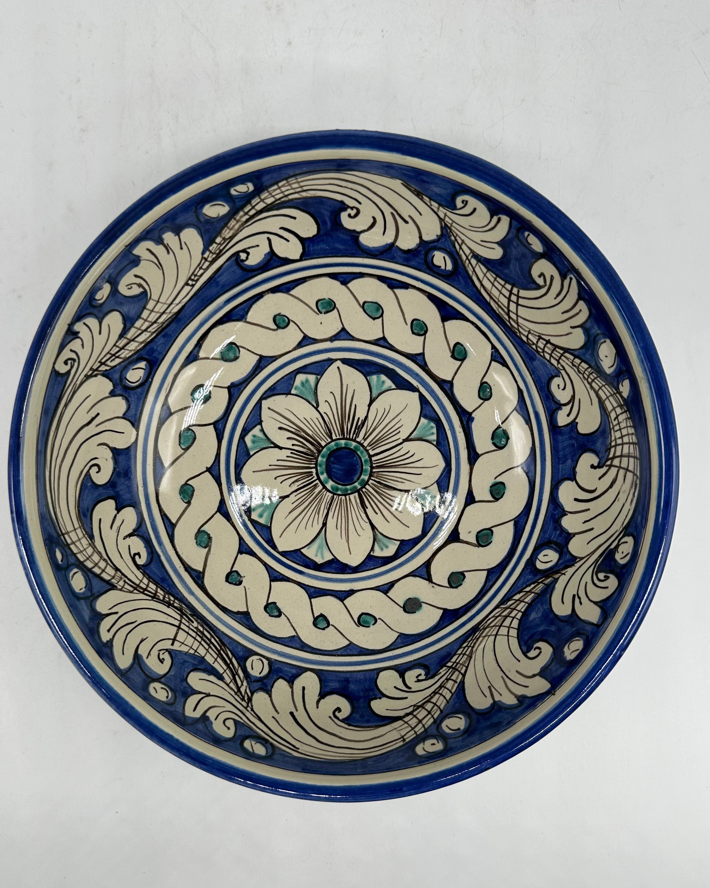 Insalatiera diametro cm 20 Ceramica Caltagirone - Ortensia - INSALATIERA