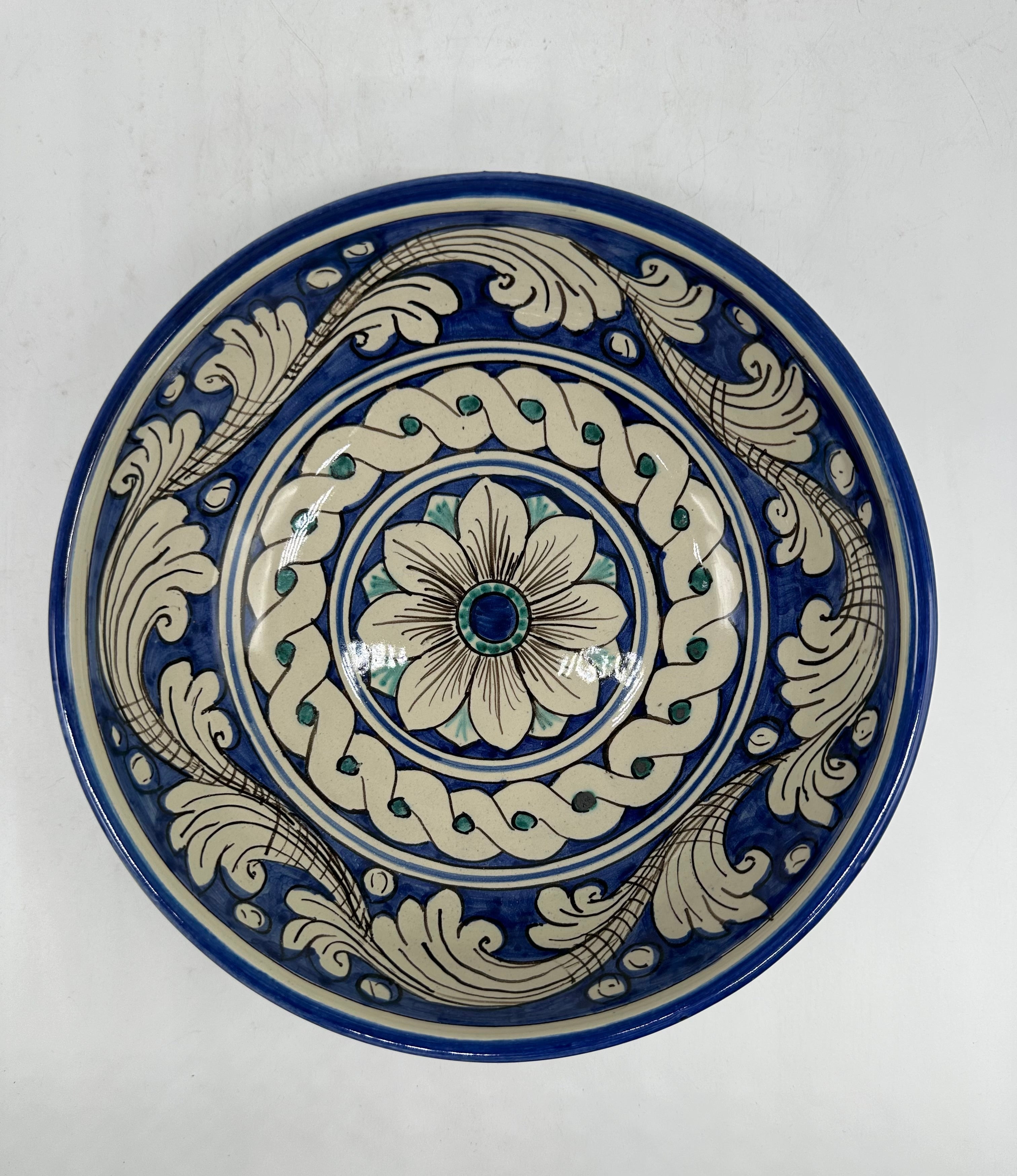 Insalatiera diametro cm 20 Ceramica Caltagirone - Ortensia - INSALATIERA