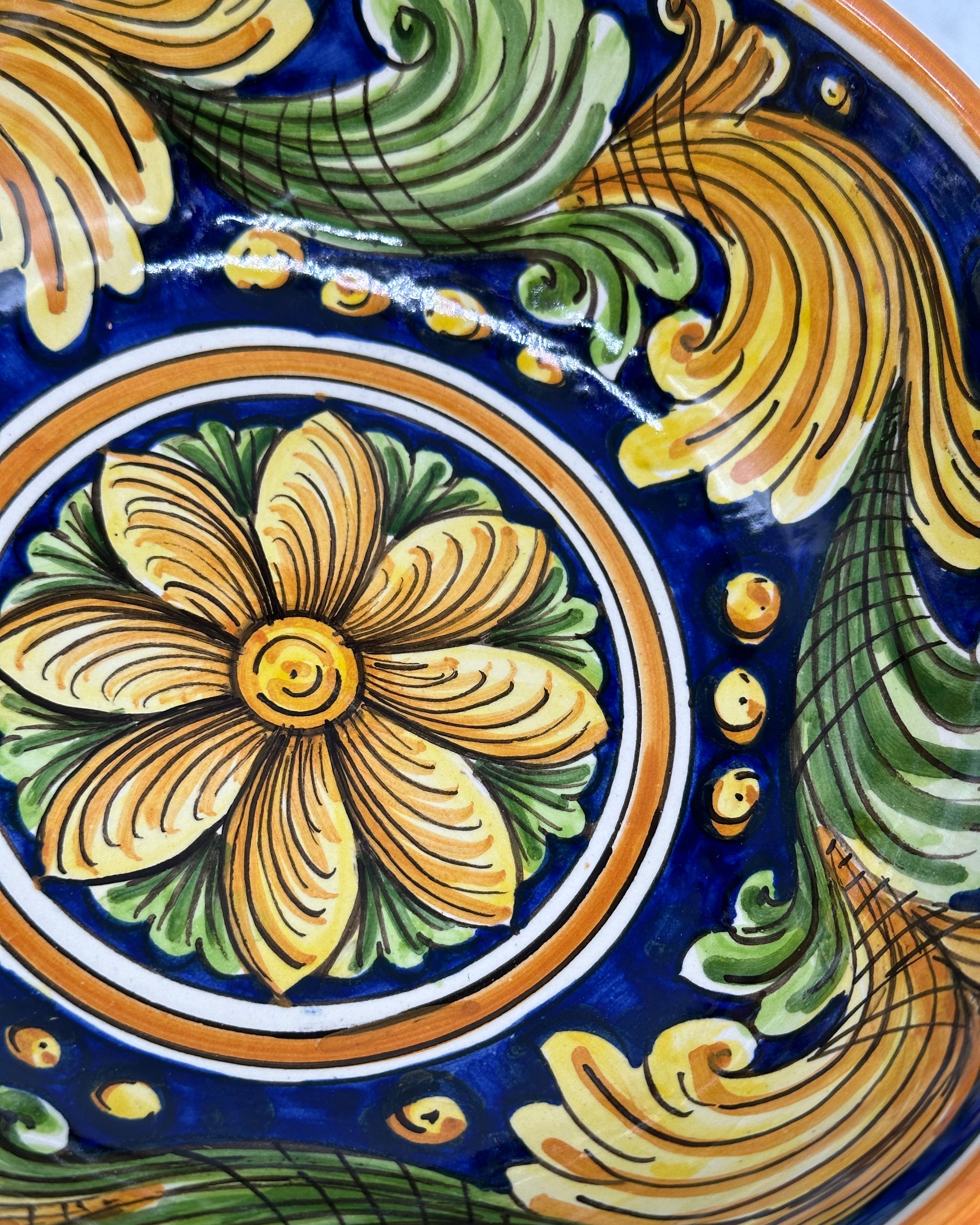 Insalatiera diametro cm 20 Ceramica Caltagirone - Primula - INSALATIERA