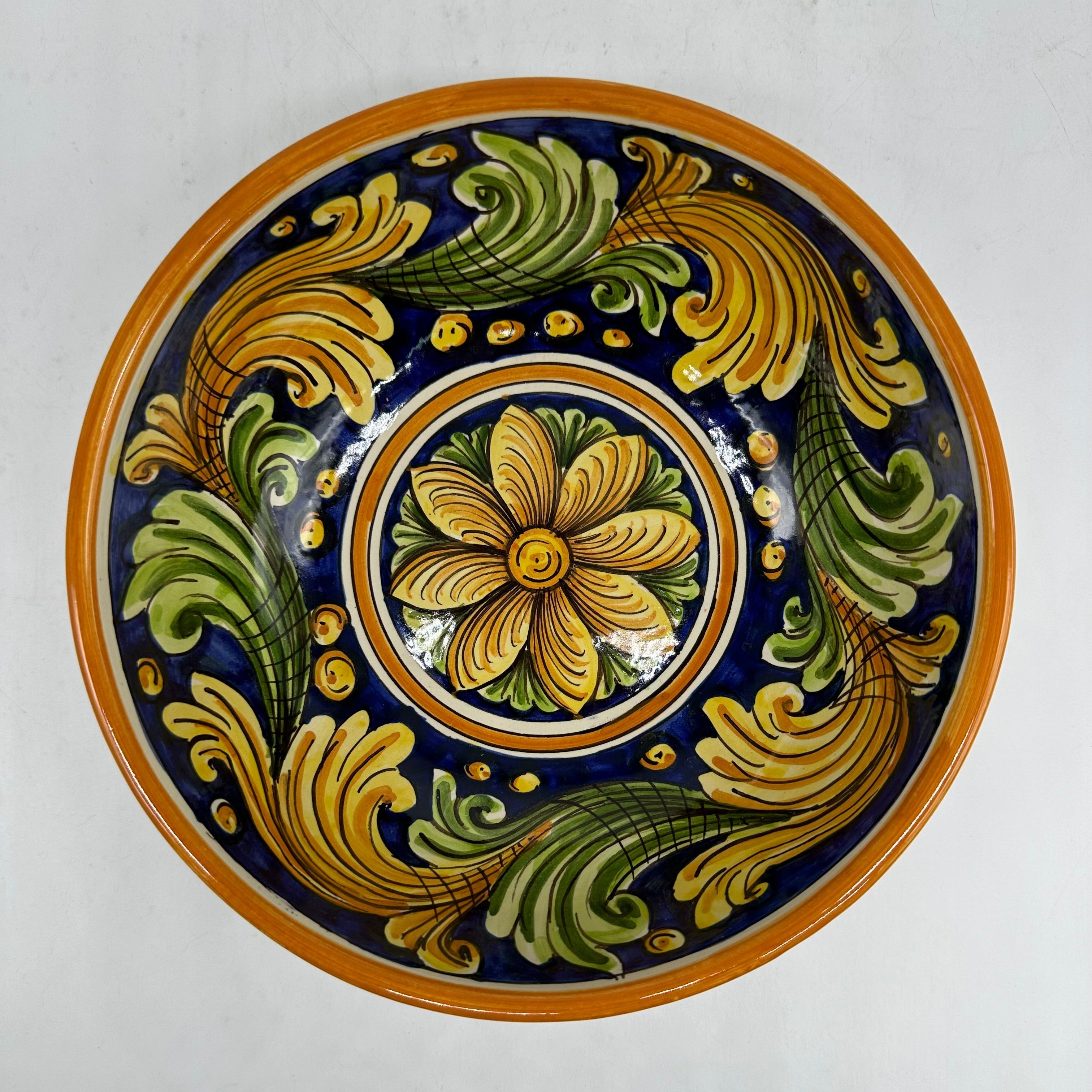 Insalatiera diametro cm 20 Ceramica Caltagirone - Primula - INSALATIERA