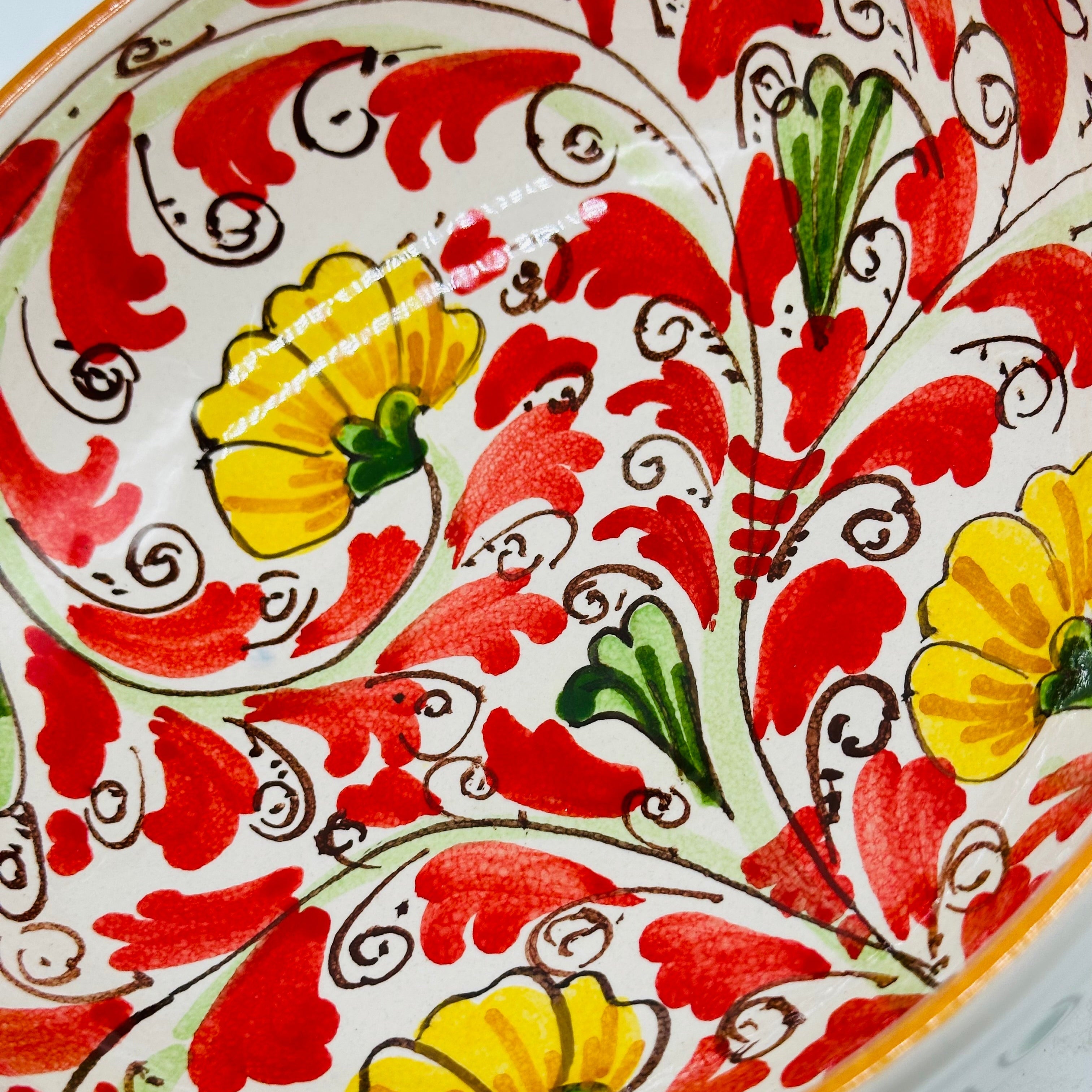 Insalatiera diametro cm 20 Ceramica Caltagirone - Zoisite - INSALATIERA