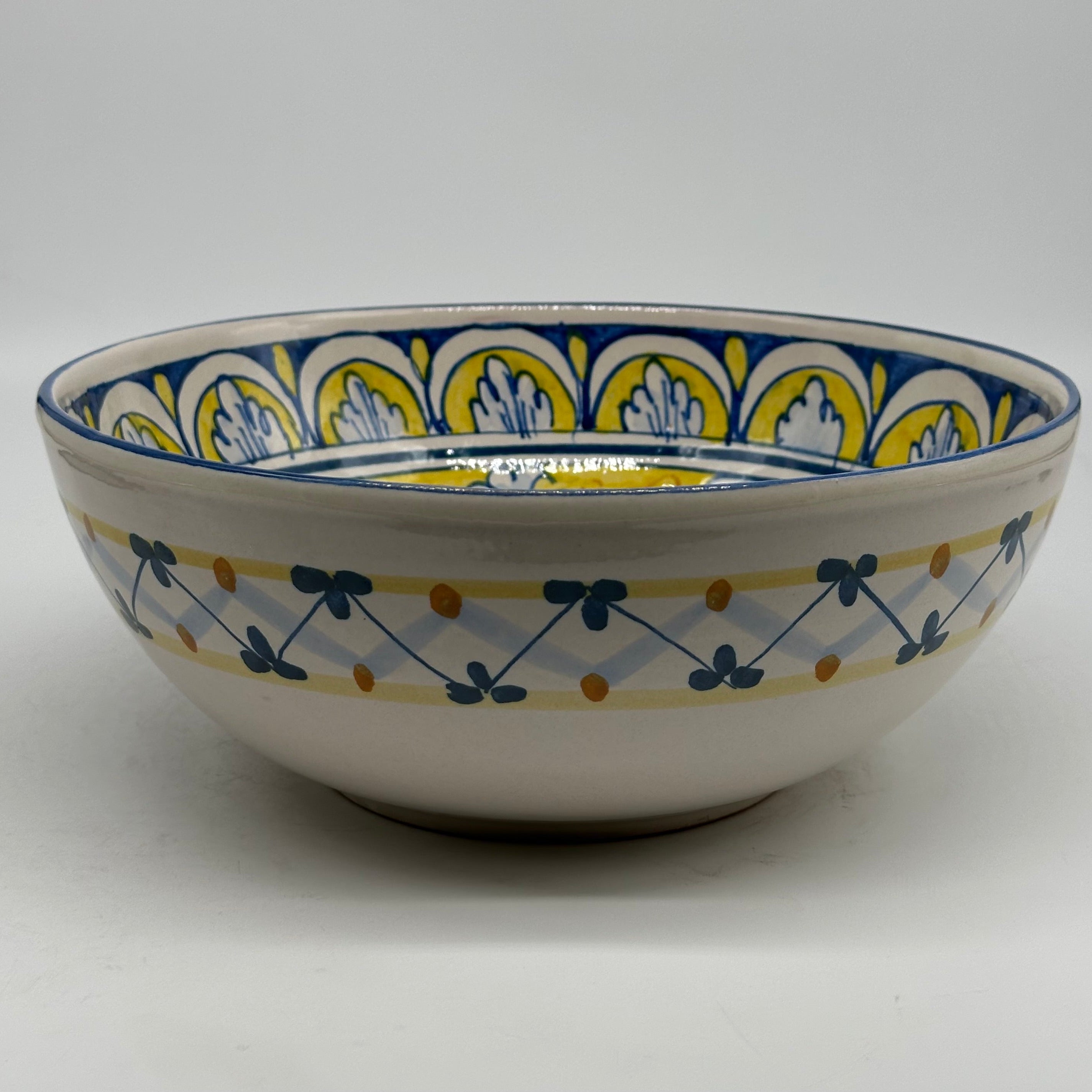 Insalatiera diametro cm 25 Ceramica Caltagirone - Crisoberillo - INSALATIERA