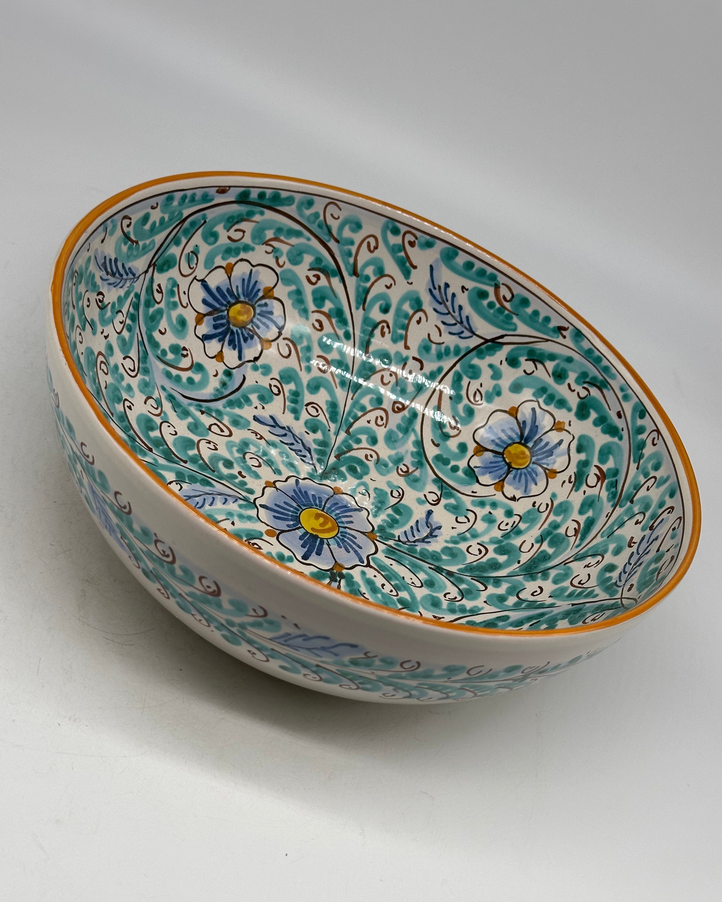 Insalatiera diametro cm 25 Ceramica Caltagirone - Eolie - INSALATIERE