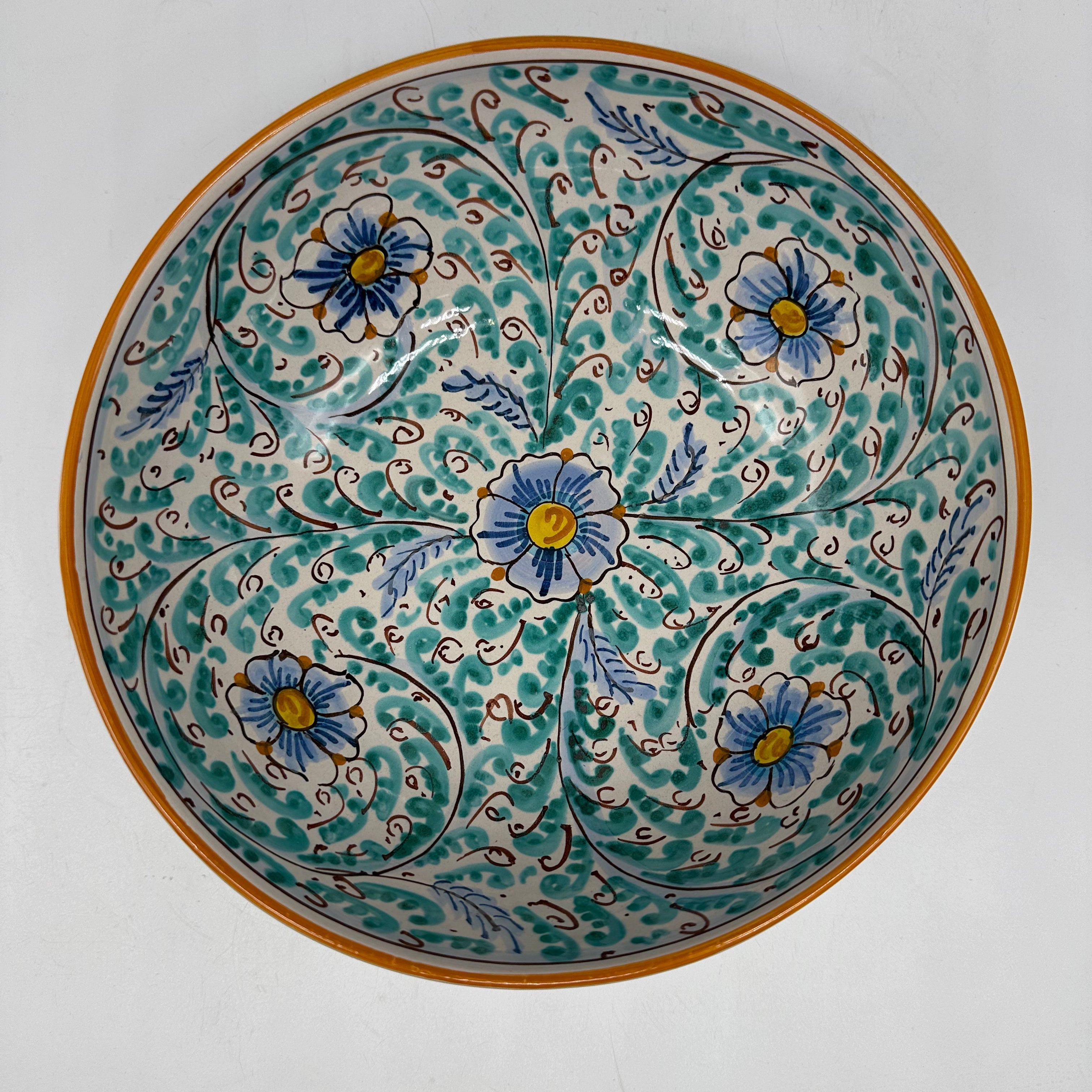 Insalatiera diametro cm 25 Ceramica Caltagirone - Eolie - INSALATIERE