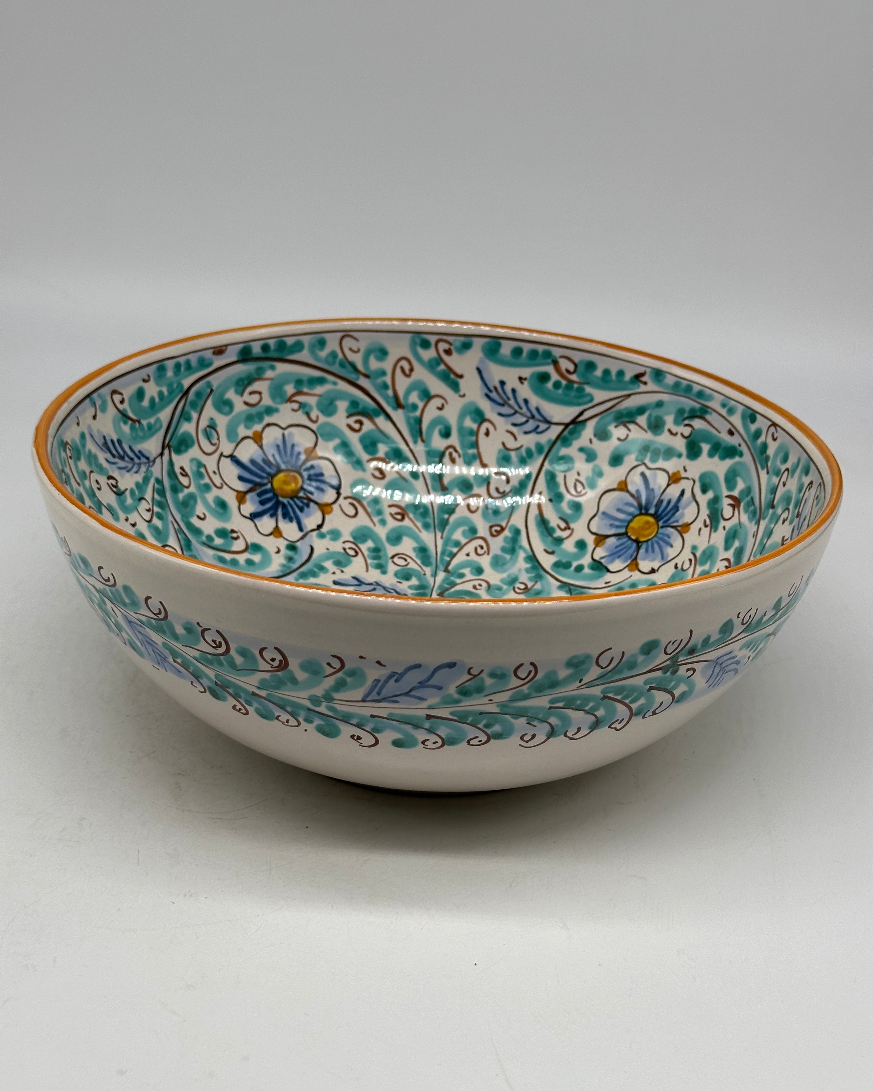 Insalatiera diametro cm 25 Ceramica Caltagirone - Eolie - INSALATIERE