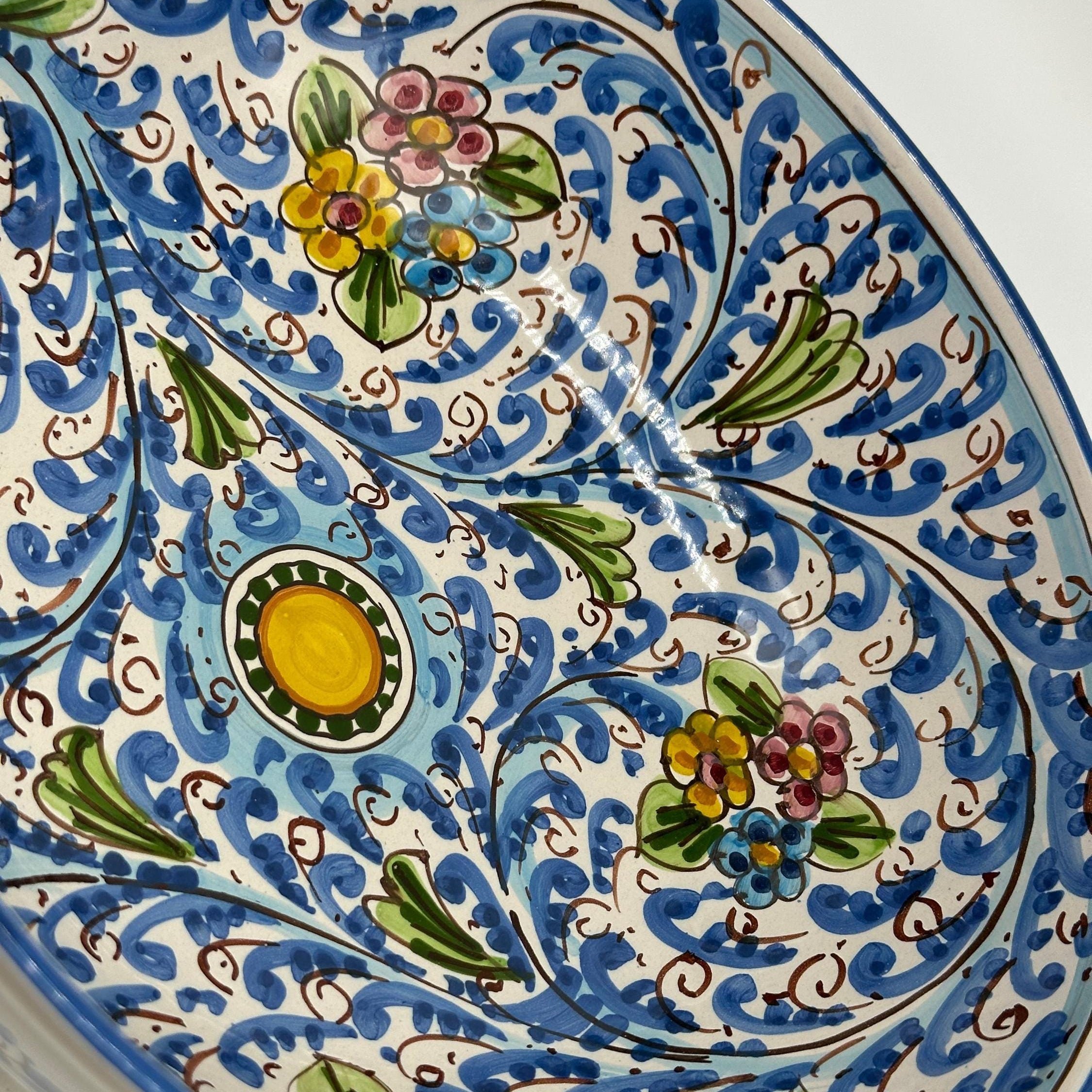 Insalatiera diametro cm 25 Ceramica Caltagirone - Opale