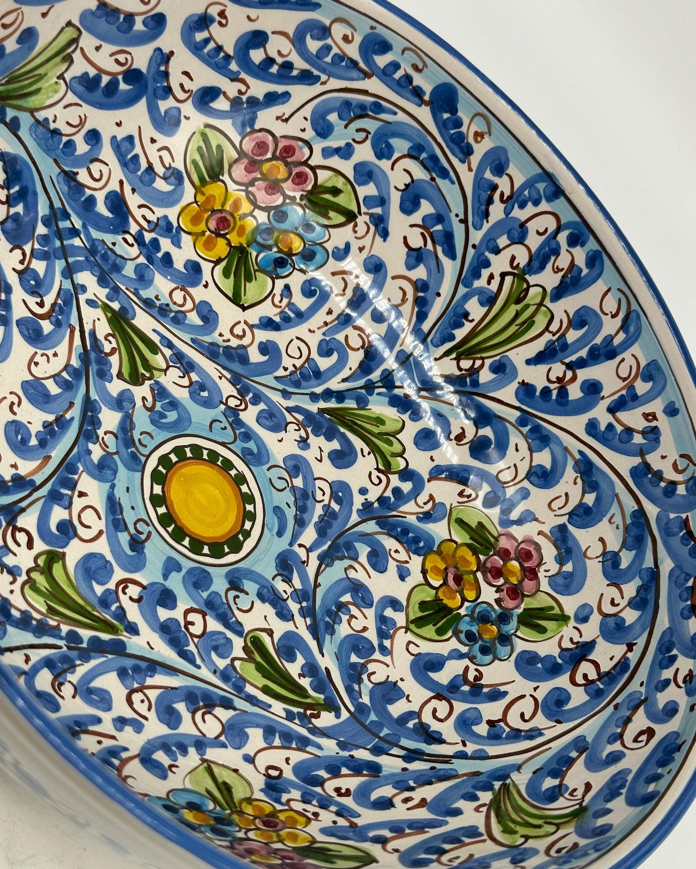 Insalatiera diametro cm 25 Ceramica Caltagirone - Opale