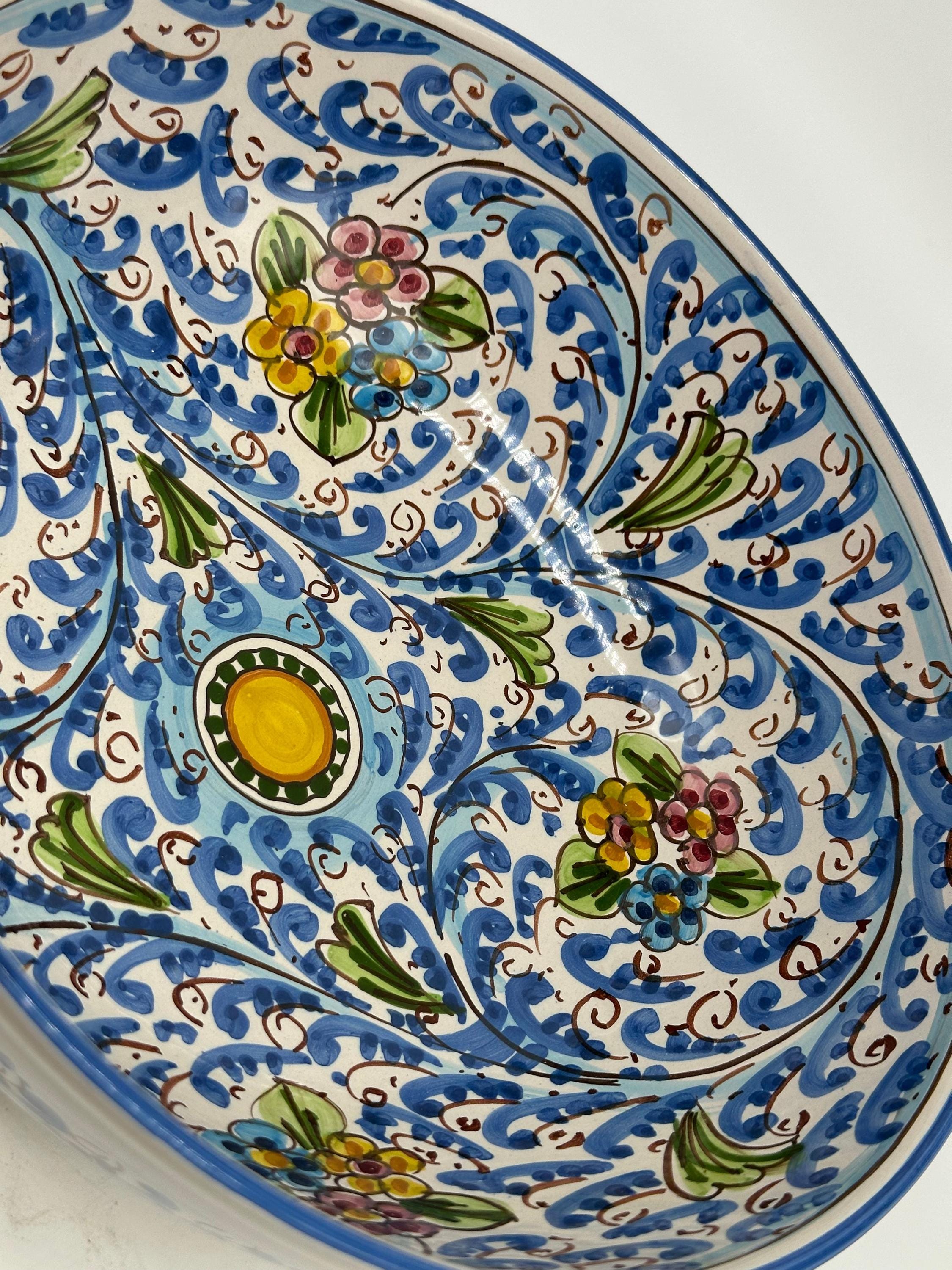 Insalatiera diametro cm 25 Ceramica Caltagirone - Opale