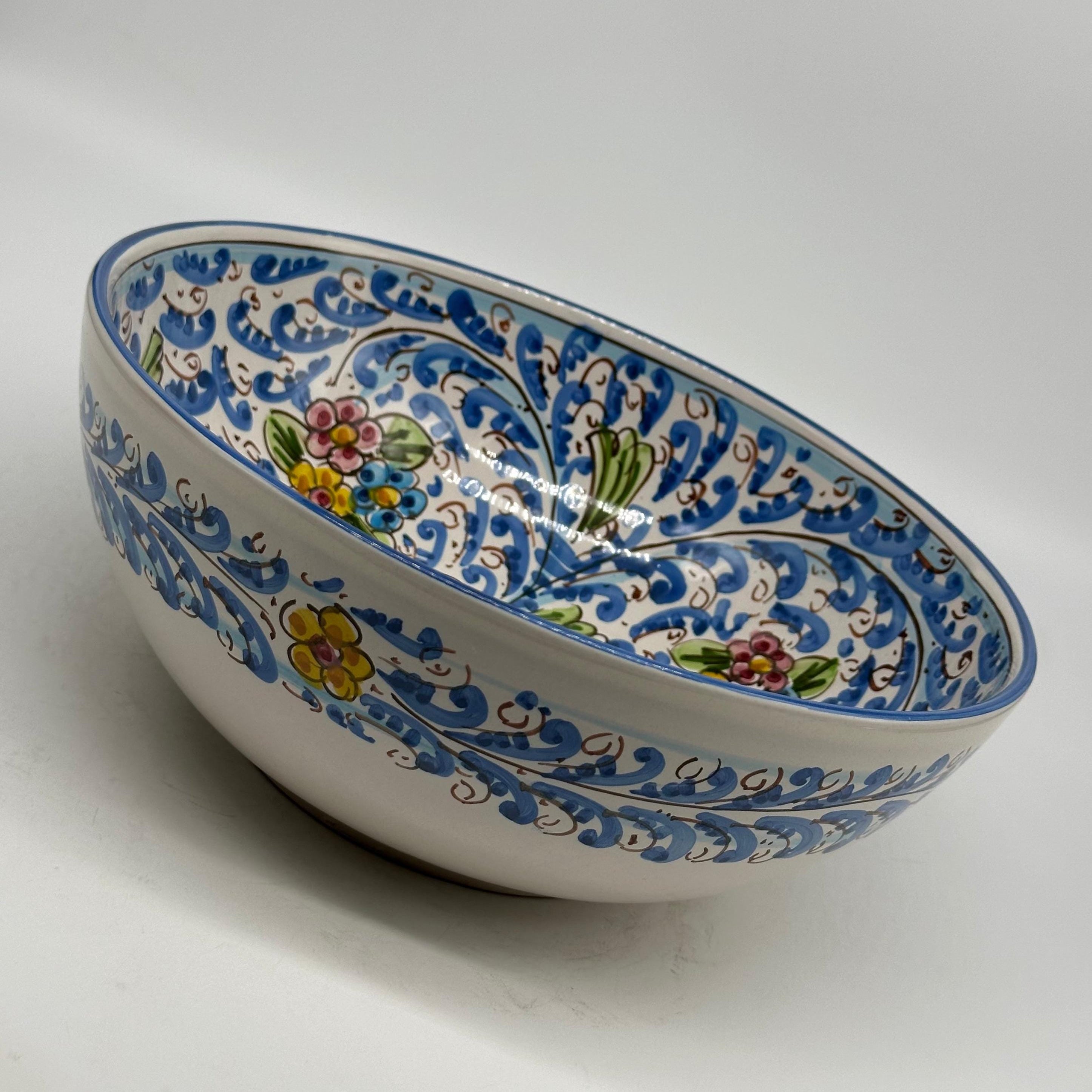 Insalatiera diametro cm 25 Ceramica Caltagirone - Opale