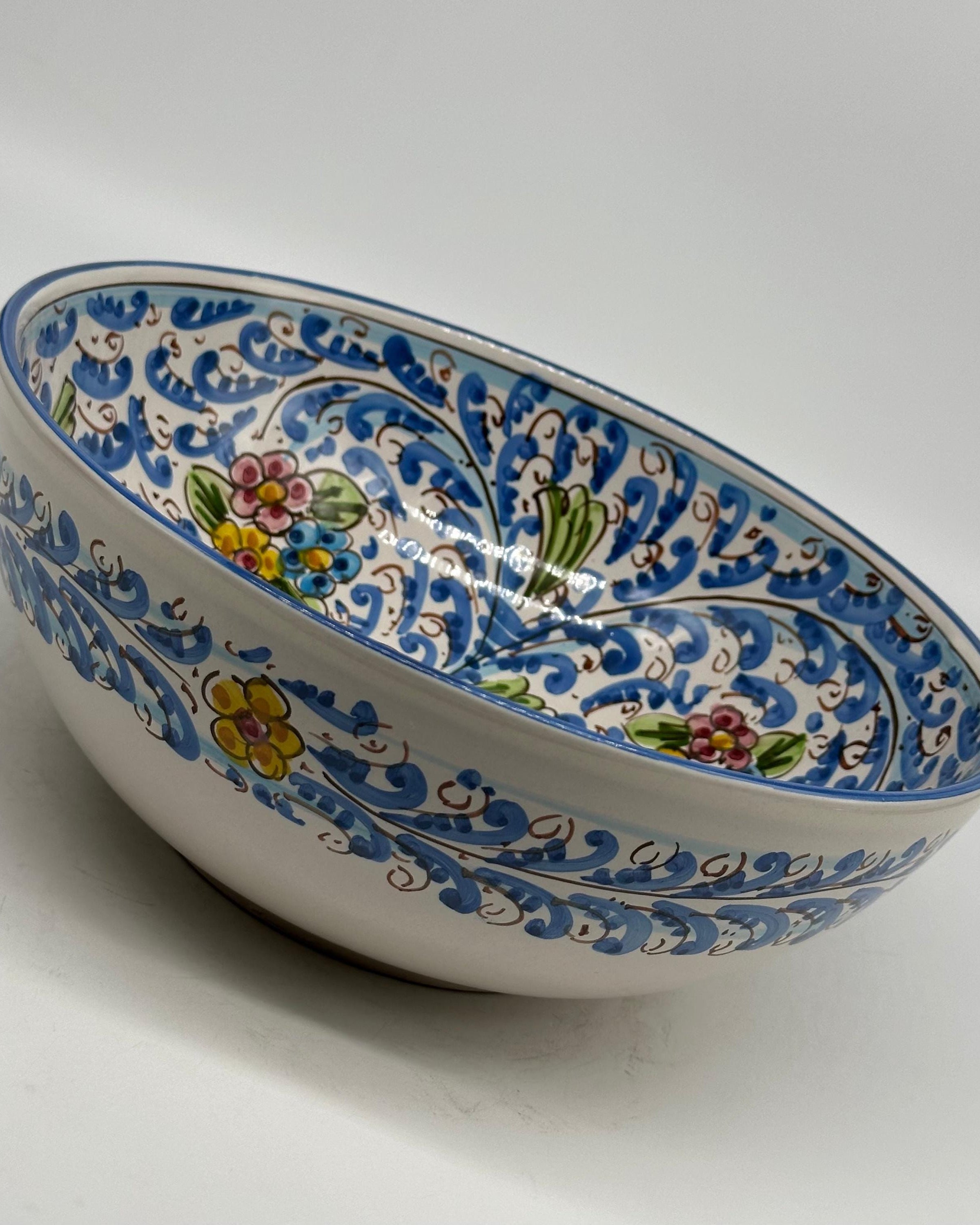 Insalatiera diametro cm 25 Ceramica Caltagirone - Opale