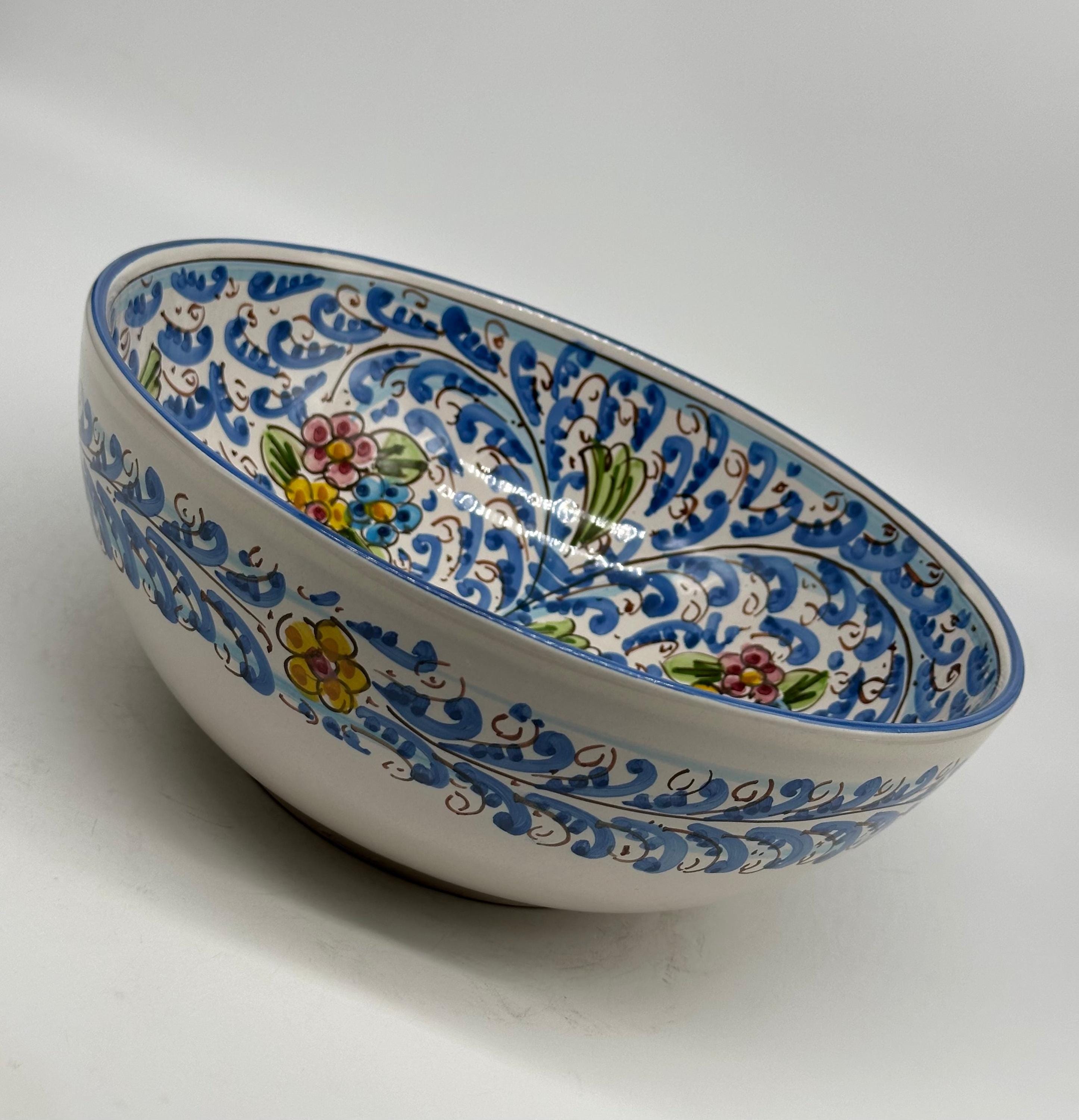 Insalatiera diametro cm 25 Ceramica Caltagirone - Opale