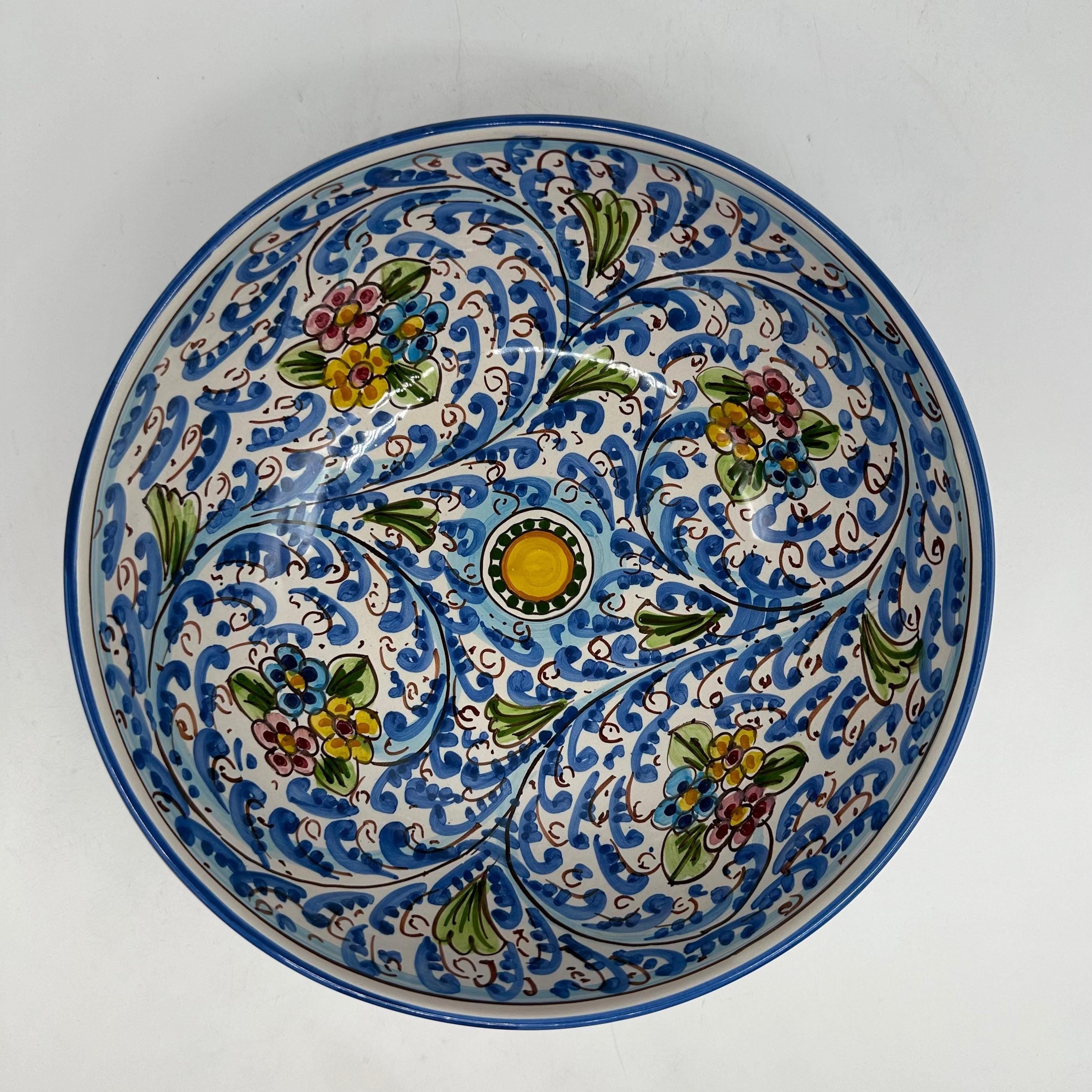 Insalatiera diametro cm 25 Ceramica Caltagirone - Opale