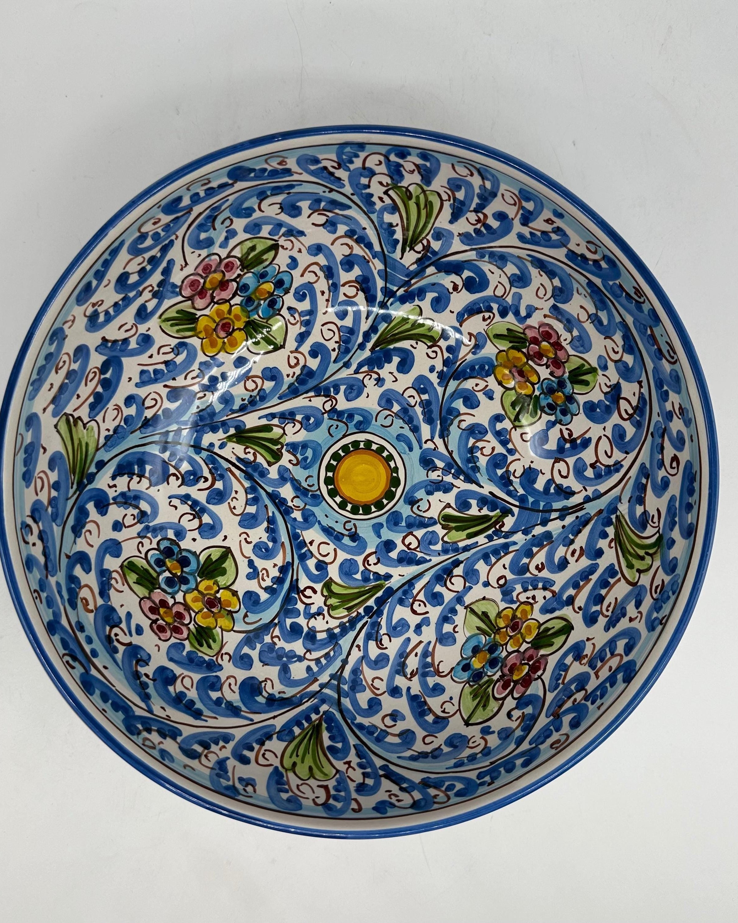 Insalatiera diametro cm 25 Ceramica Caltagirone - Opale