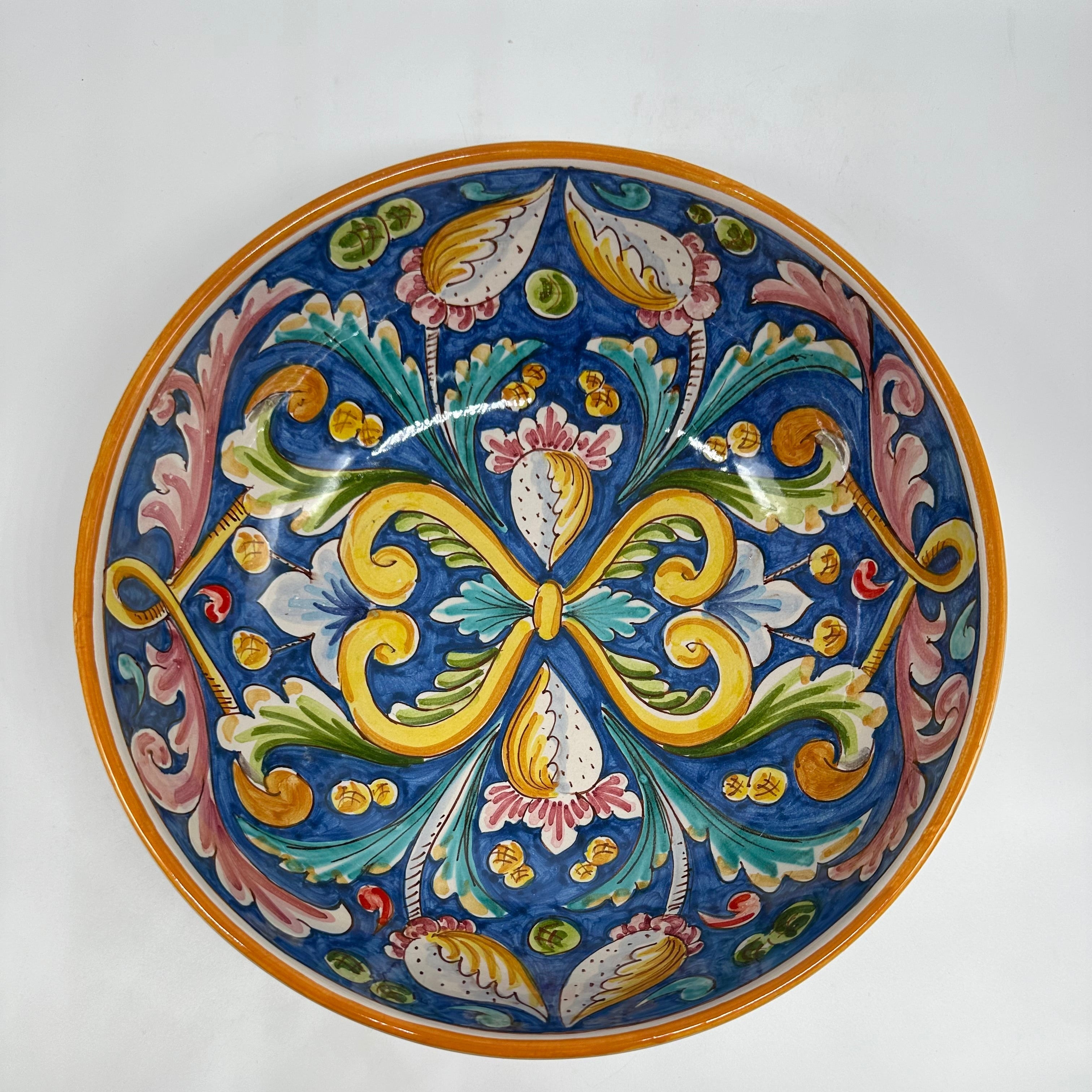 Insalatiera diametro cm 30 Ceramica Caltagirone - Cipro - INSALATIERA