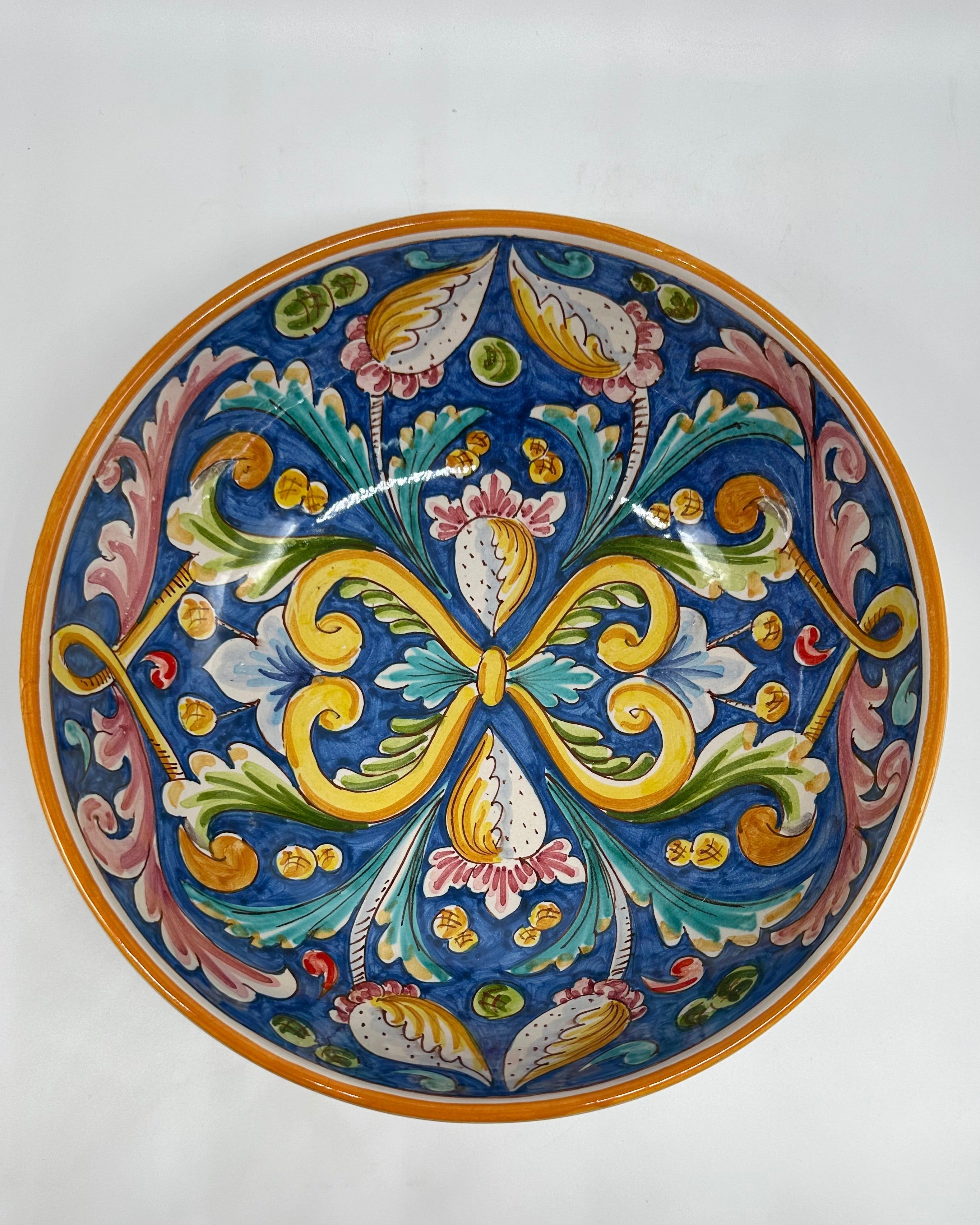 Insalatiera diametro cm 30 Ceramica Caltagirone - Cipro - INSALATIERA