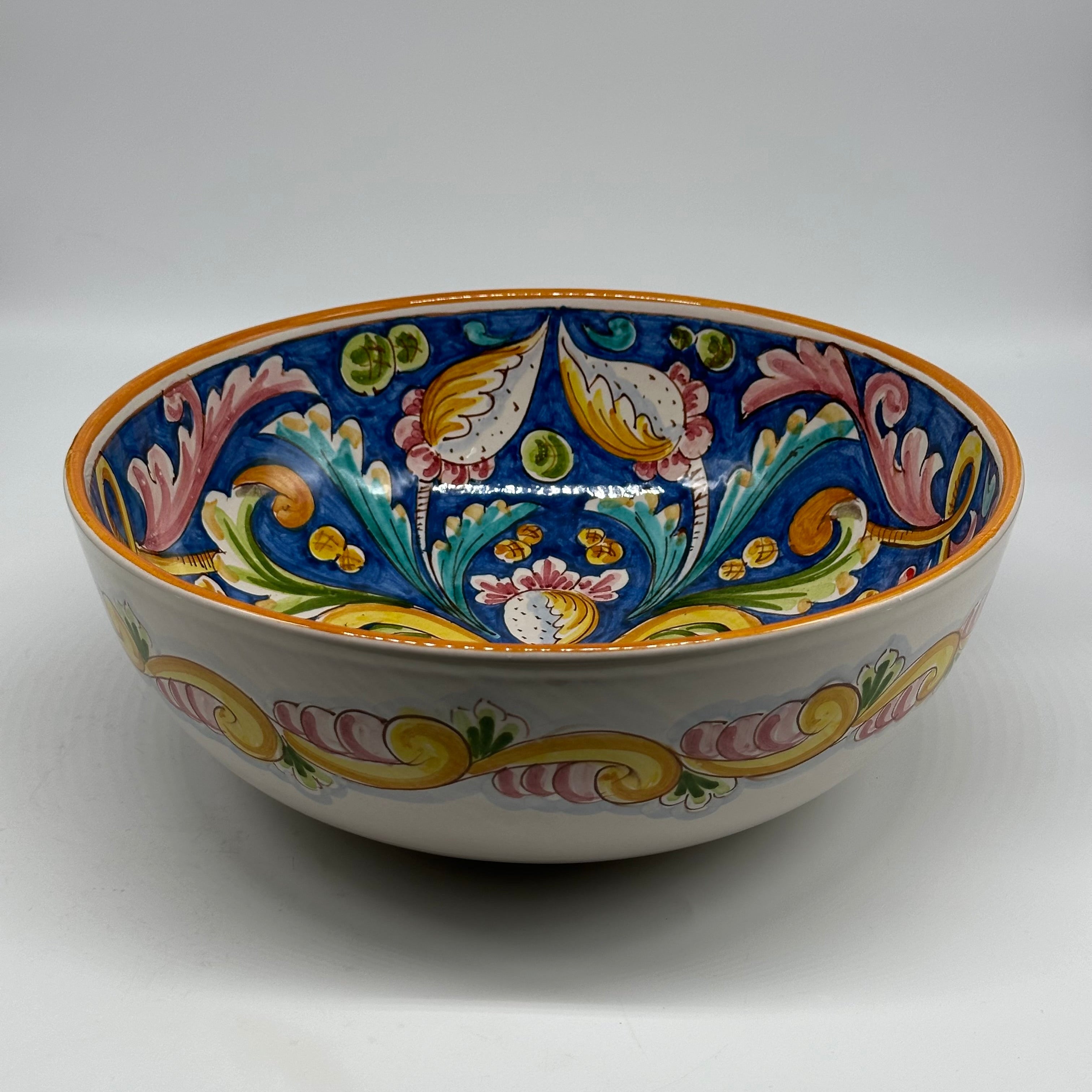 Insalatiera diametro cm 30 Ceramica Caltagirone - Cipro - INSALATIERA