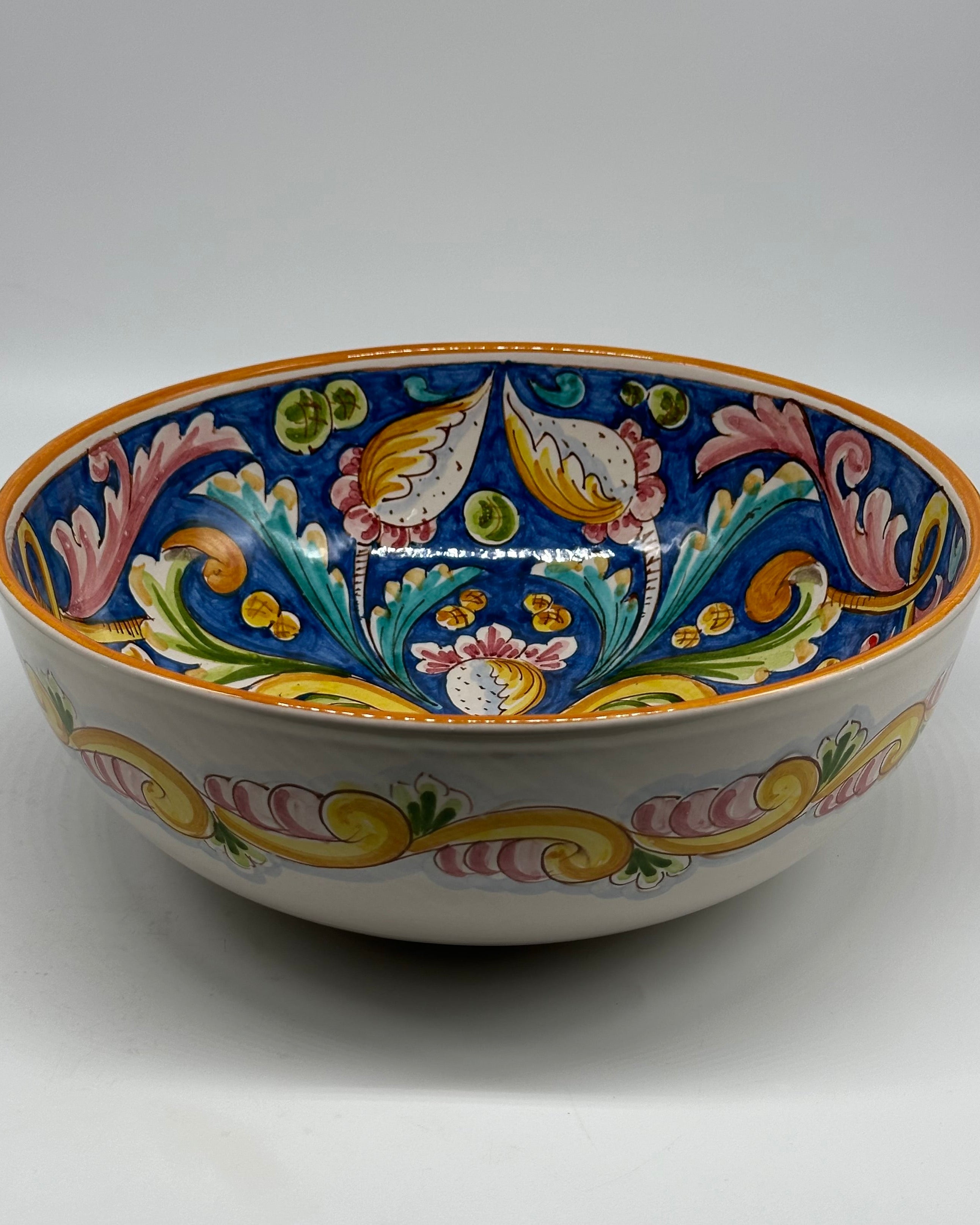 Insalatiera diametro cm 30 Ceramica Caltagirone - Cipro - INSALATIERA