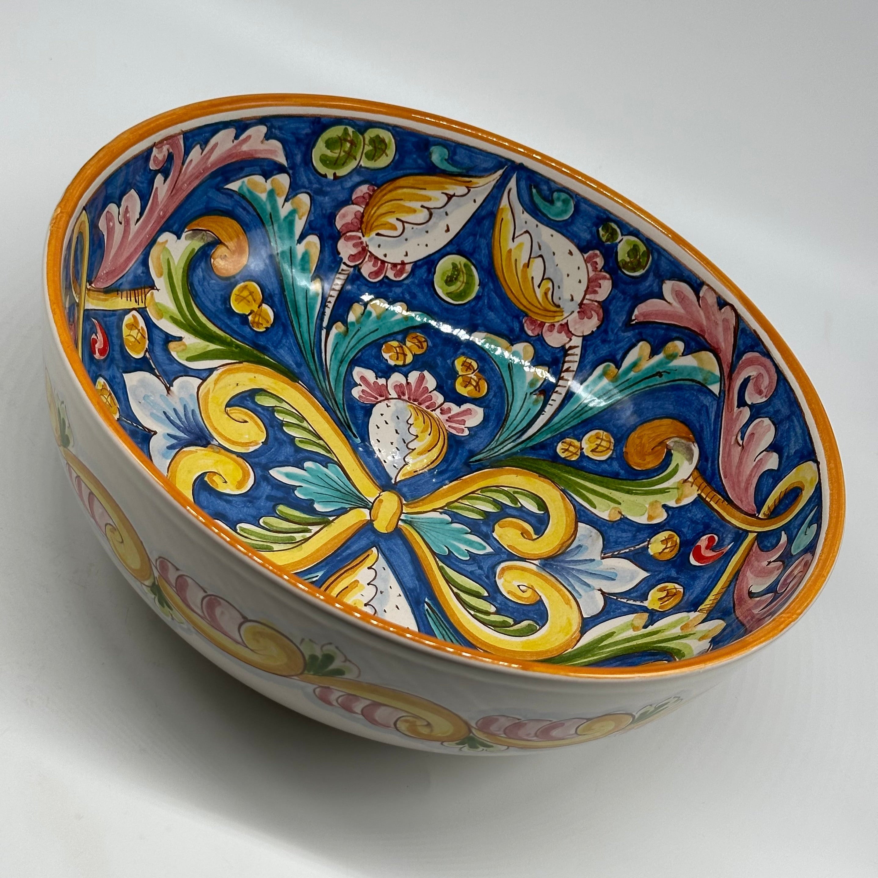 Insalatiera diametro cm 30 Ceramica Caltagirone - Cipro - INSALATIERA