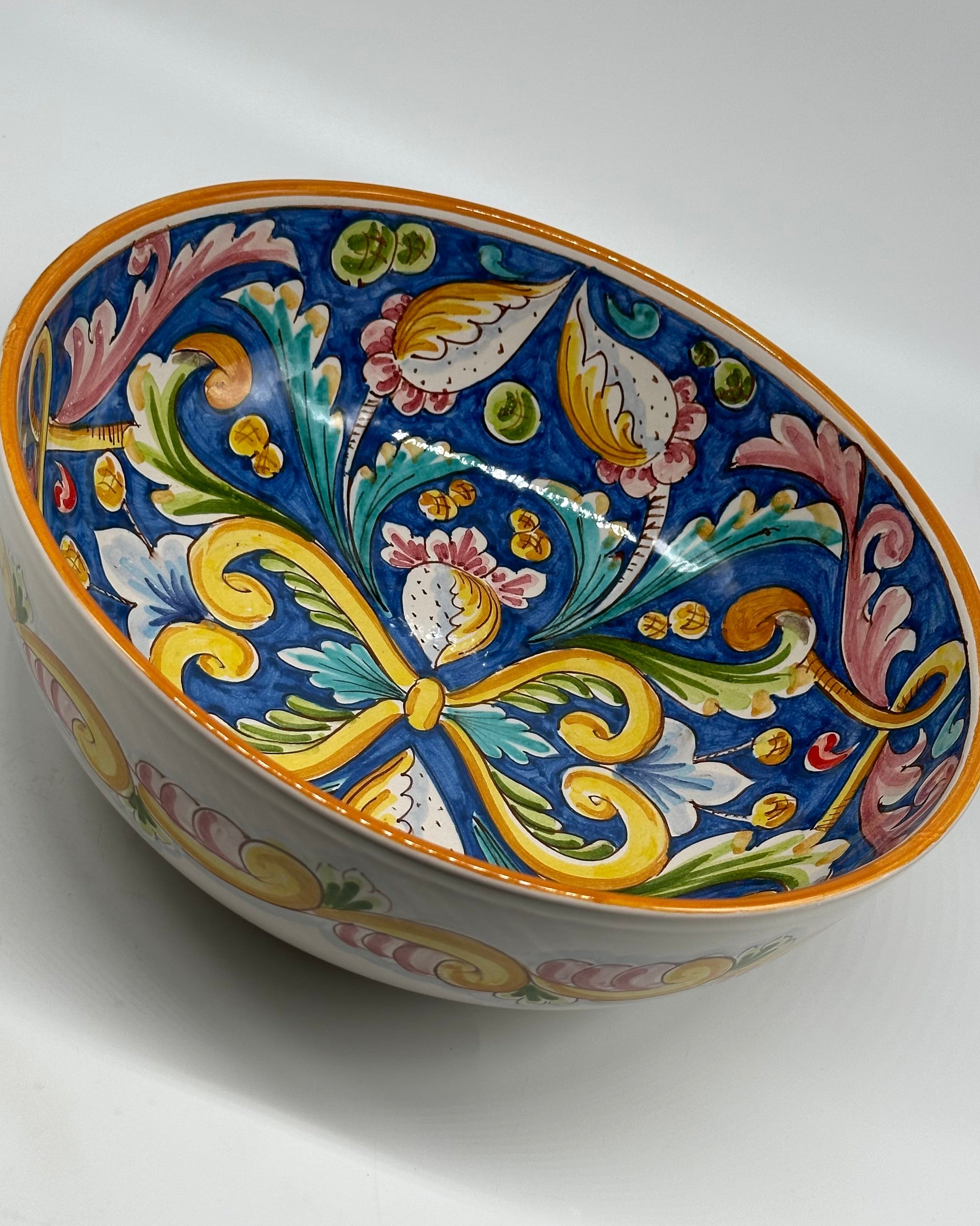 Insalatiera diametro cm 30 Ceramica Caltagirone - Cipro - INSALATIERA