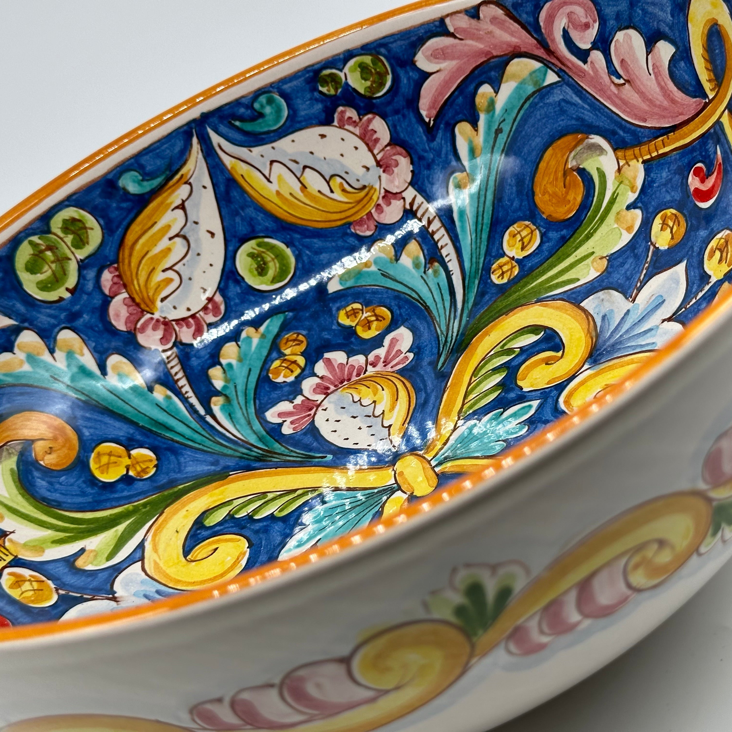 Insalatiera diametro cm 30 Ceramica Caltagirone - Cipro - INSALATIERA