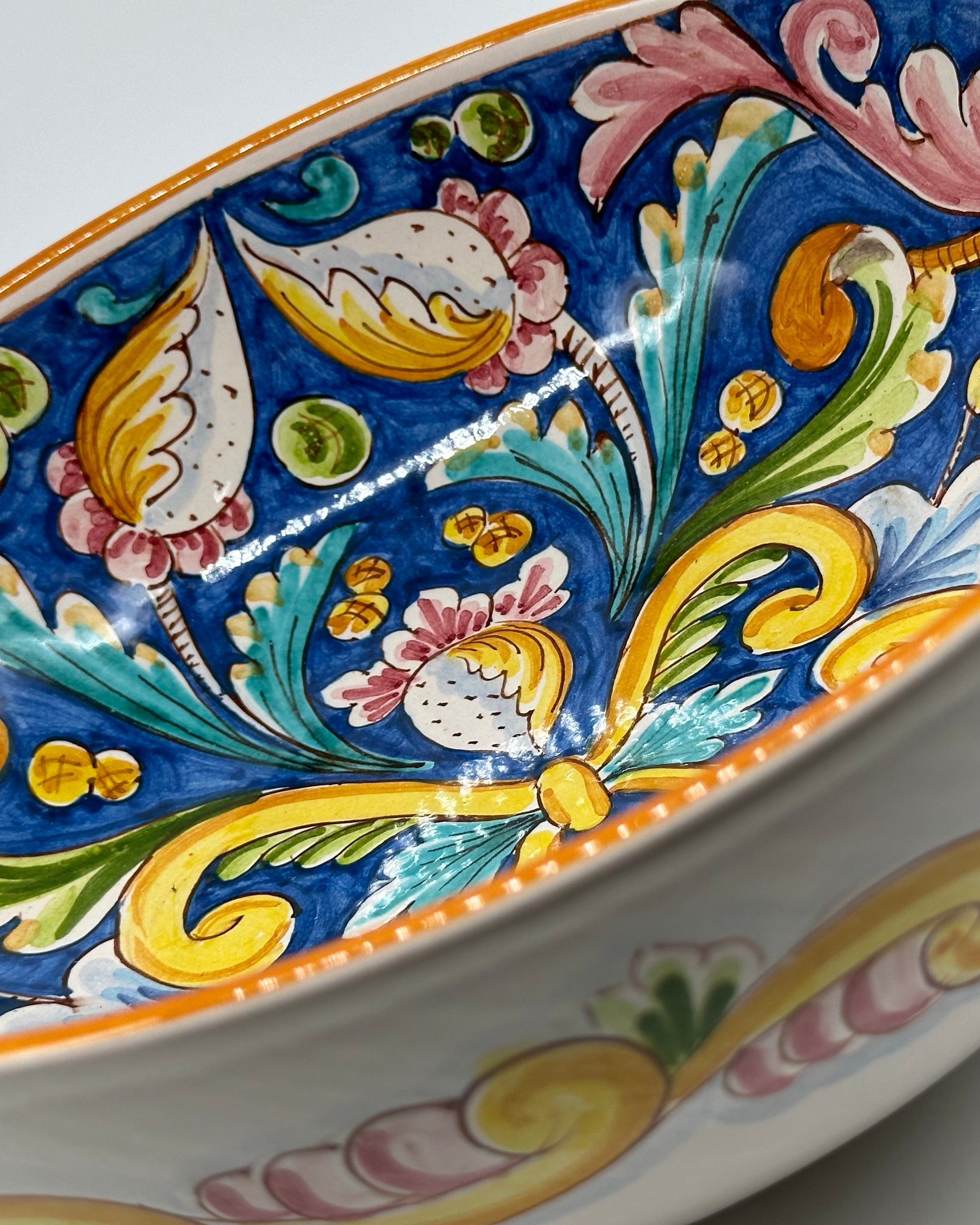 Insalatiera diametro cm 30 Ceramica Caltagirone - Cipro - INSALATIERA