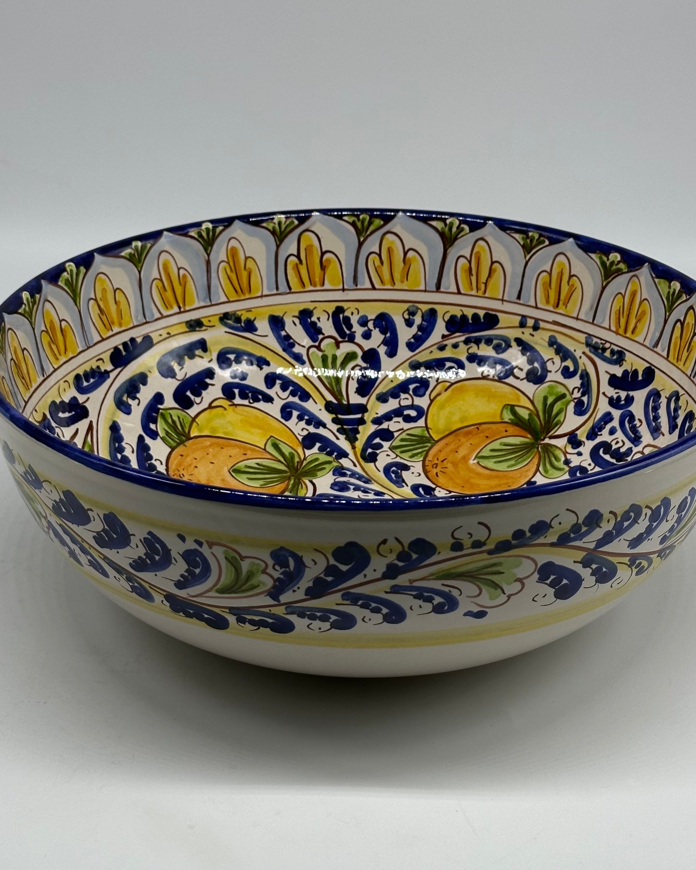 Insalatiera diametro cm 30 Ceramica Caltagirone - Lipari - INSALATIERA