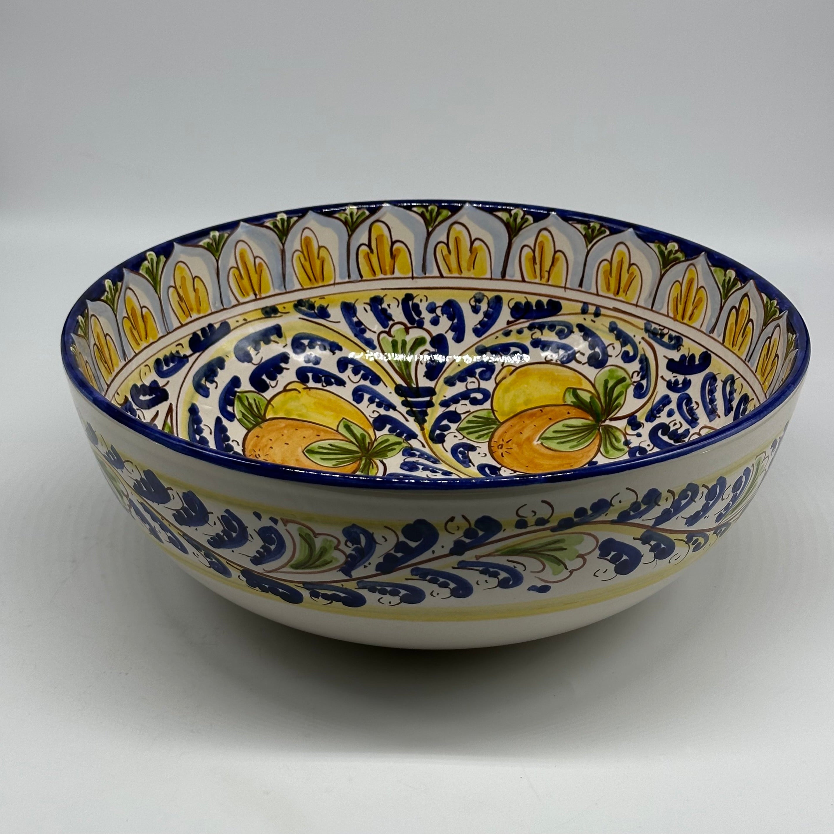 Insalatiera diametro cm 30 Ceramica Caltagirone - Lipari - INSALATIERA