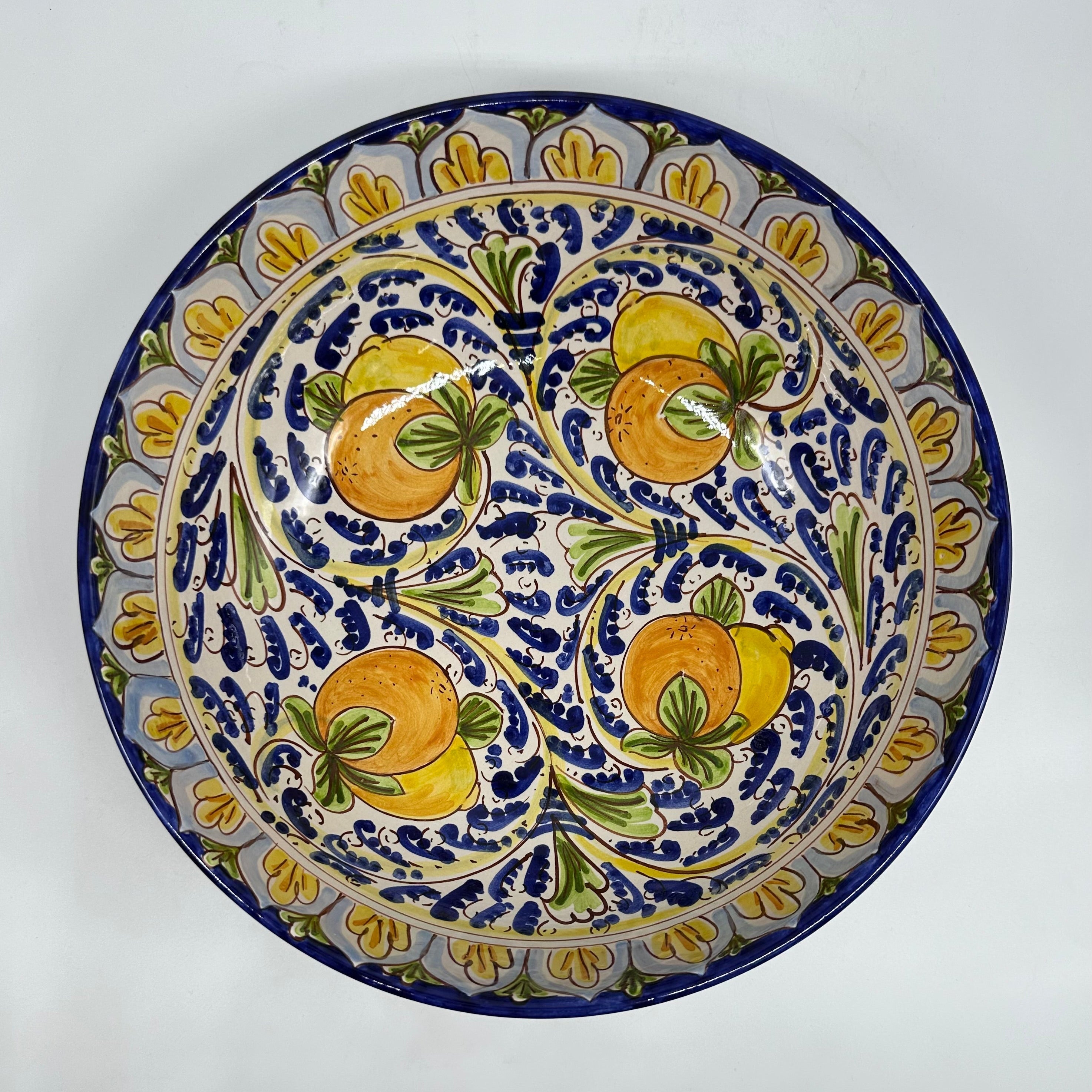 Insalatiera diametro cm 30 Ceramica Caltagirone - Lipari - INSALATIERA