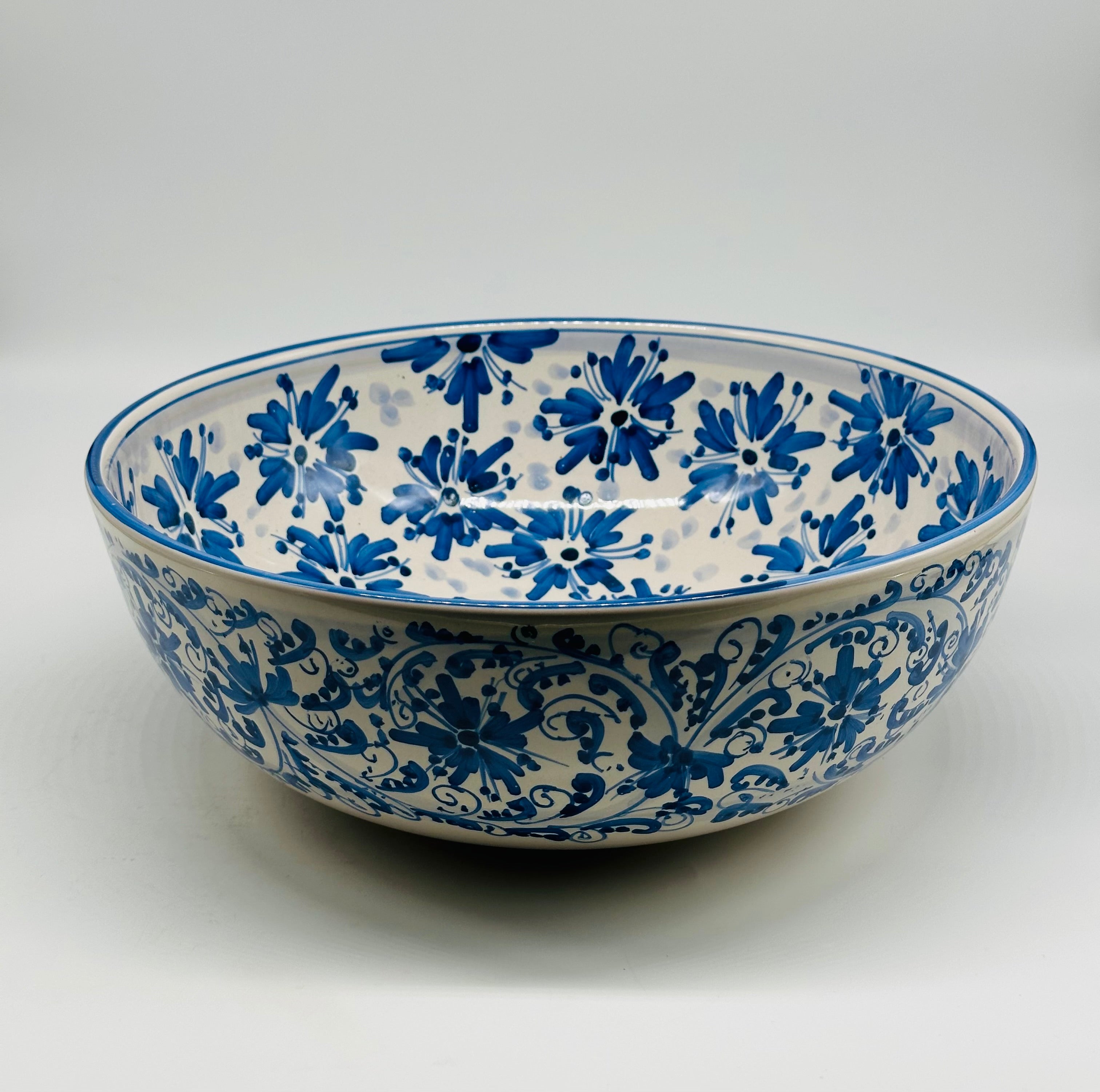 Insalatiera diametro cm 30 Ceramica Caltagirone - Panarea - INSALATIERA